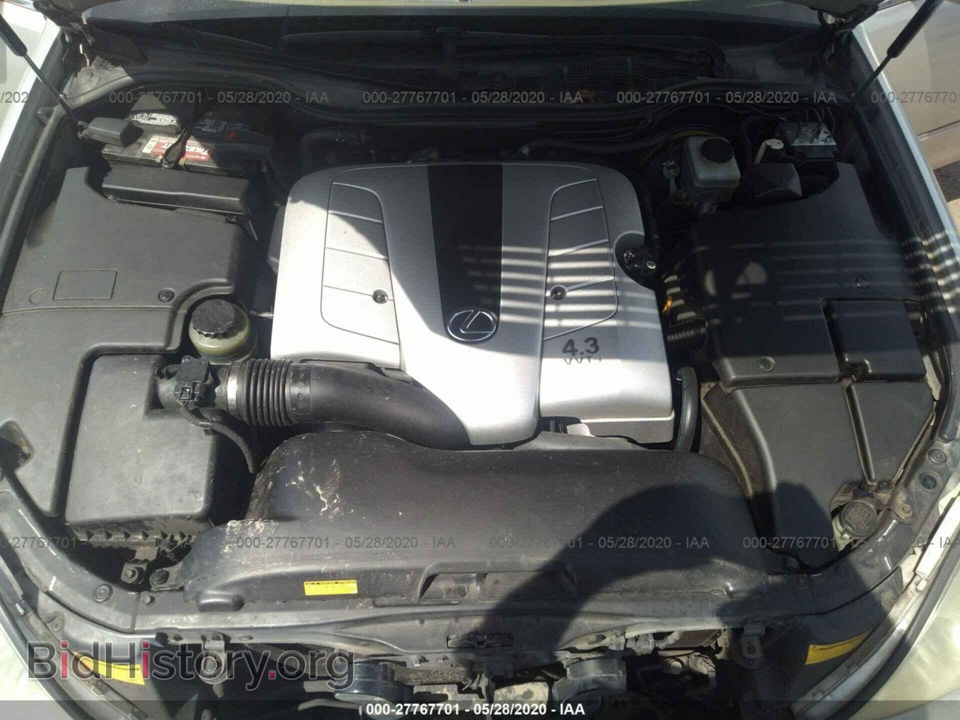 2001 LEXUS LS - VIN: JTHBN30F310042095 - Фото 10