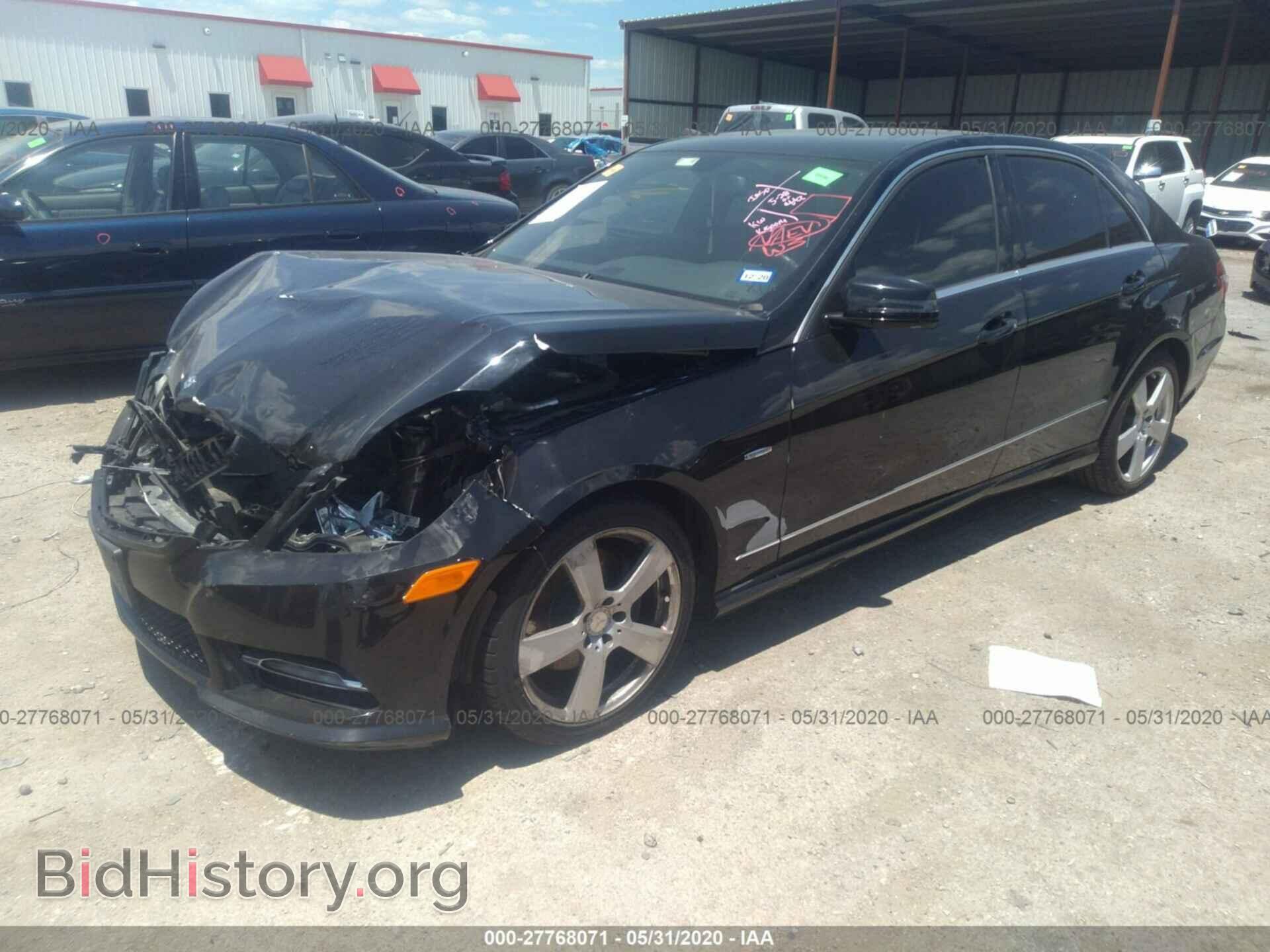 2012 MERCEDES-BENZ E-CLASS - VIN: WDDHF8JB7CA547626 - Фото 2