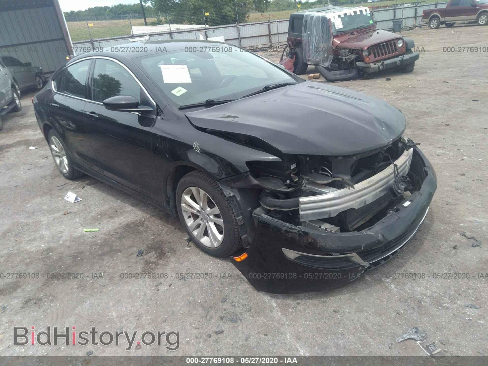 Фотография 1C3CCCAB0FN644782 - CHRYSLER 200 2015