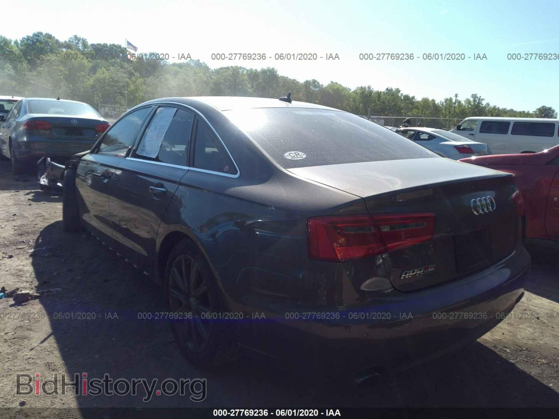 2013 AUDI A6 - VIN: WAUGFAFC0DN152628 - Фото 2