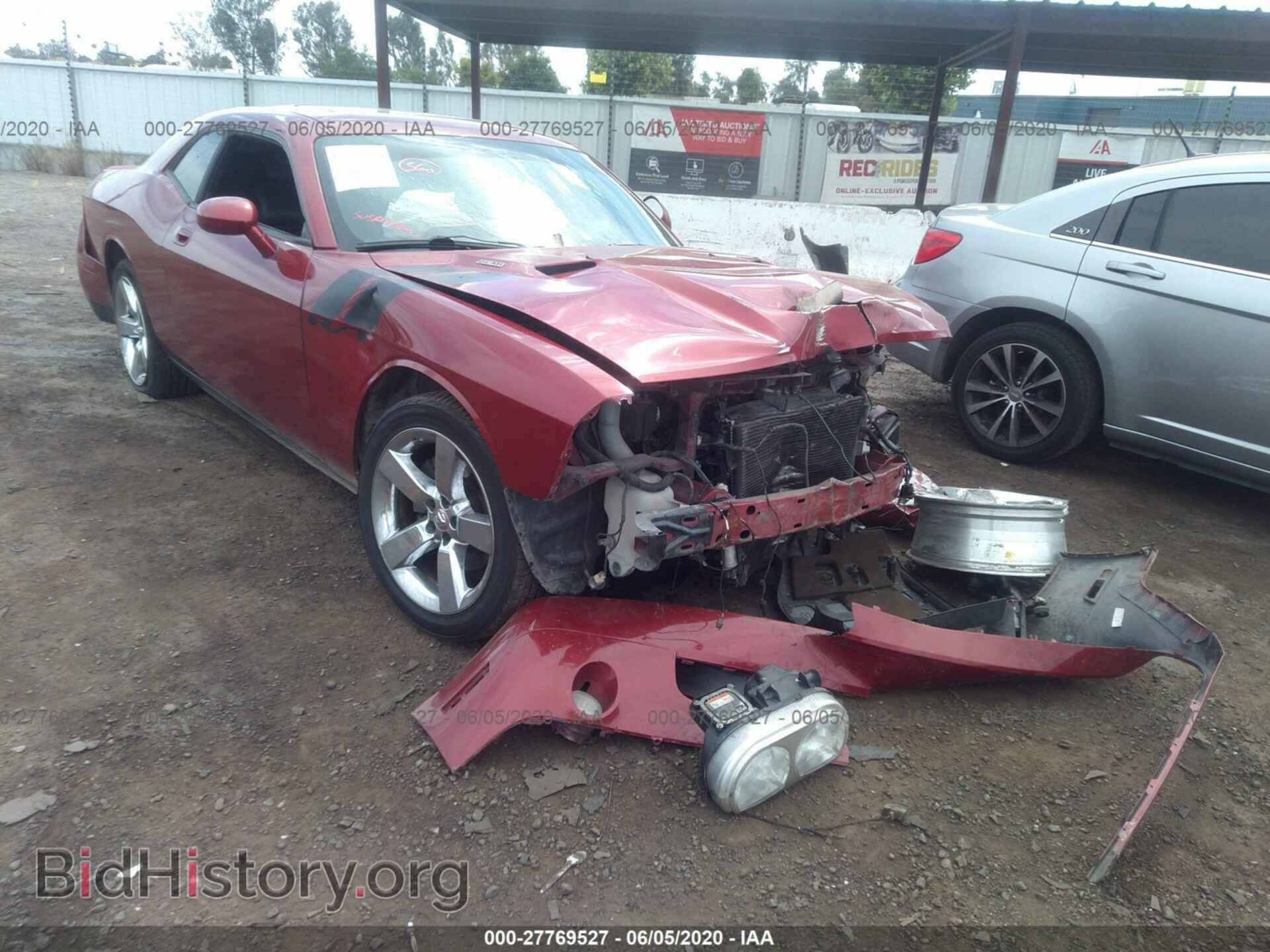 Фотография 2B3LJ54T19H504160 - DODGE CHALLENGER 2009
