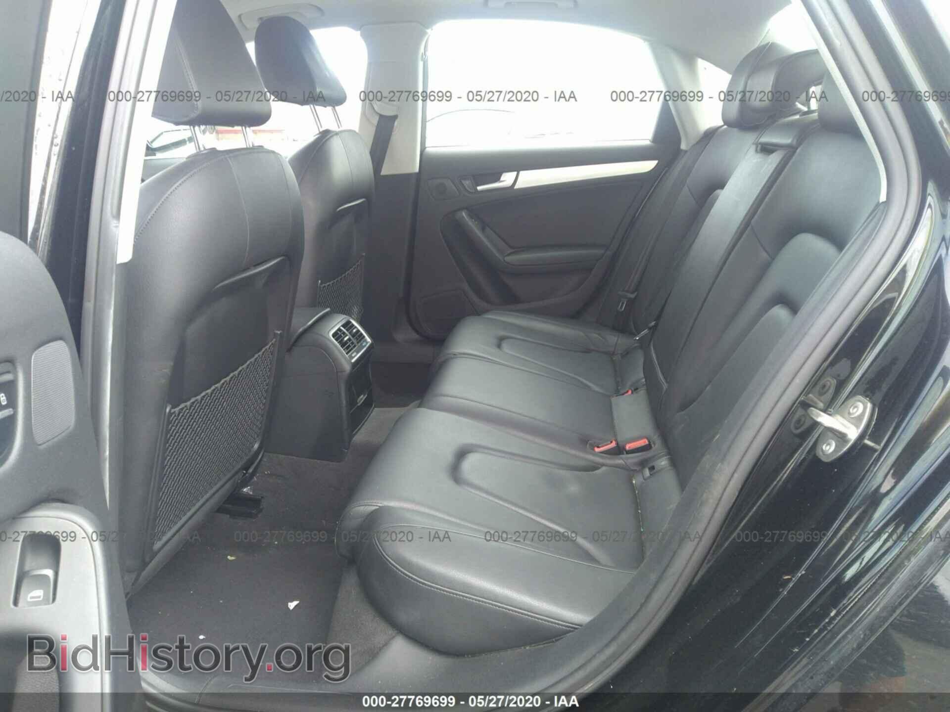 2012 AUDI A4 - VIN: WAUFFAFL4CN002497 - Фото 8