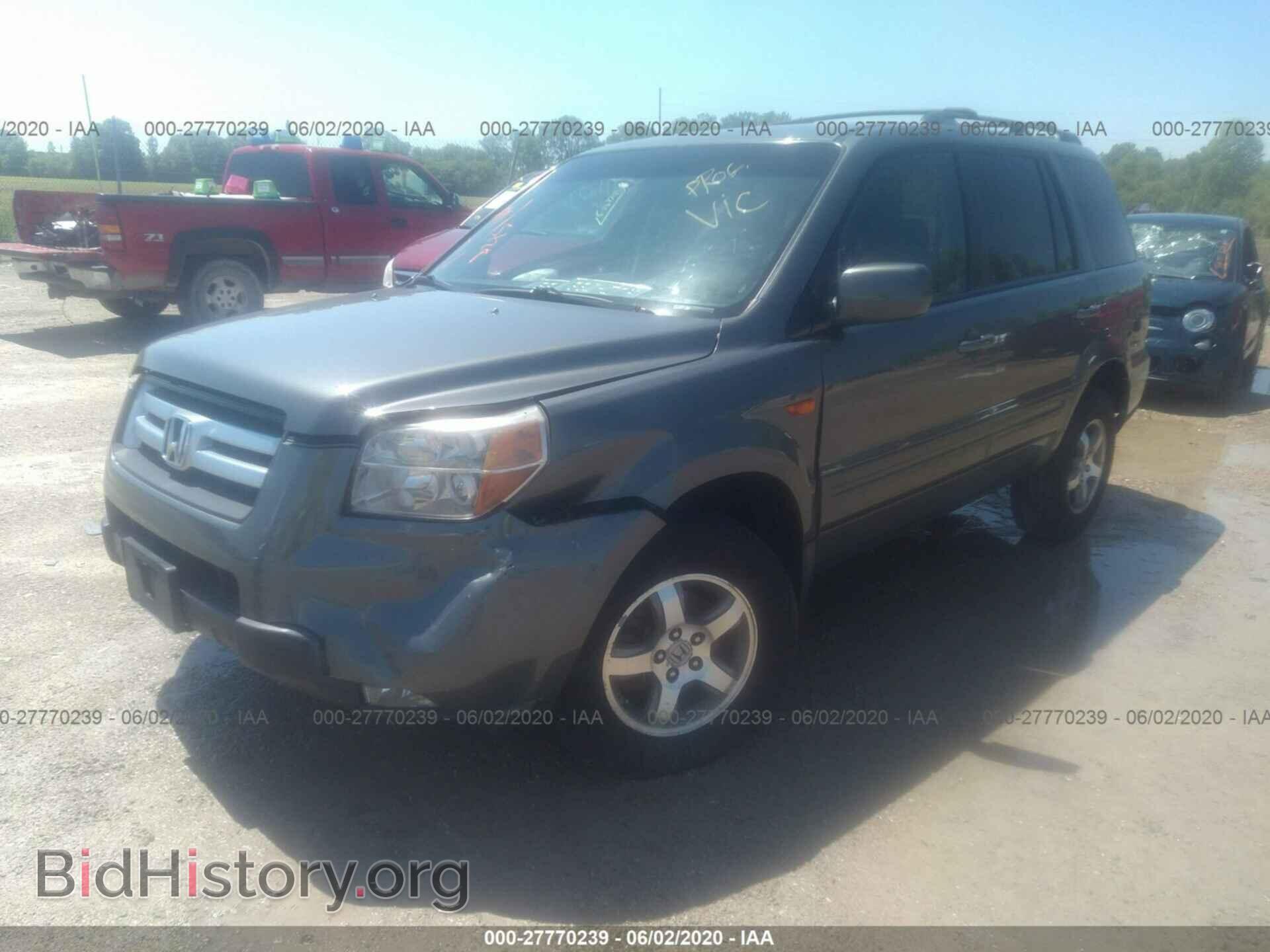 2007 HONDA PILOT - VIN: 5FNYF18487B029224 - Фото 2