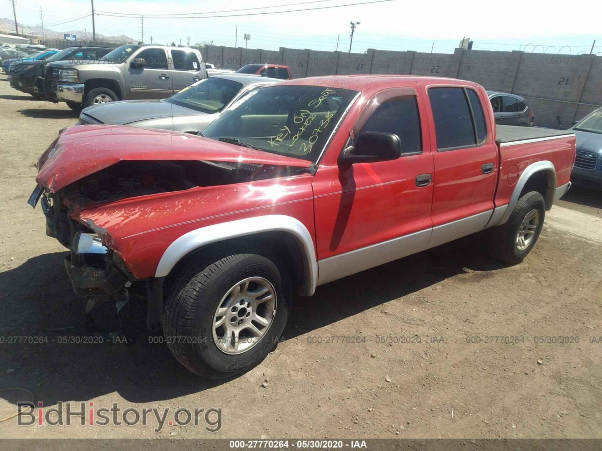 2003 DODGE DAKOTA - VIN: 1D7HL48N43S197318 - Фото 2