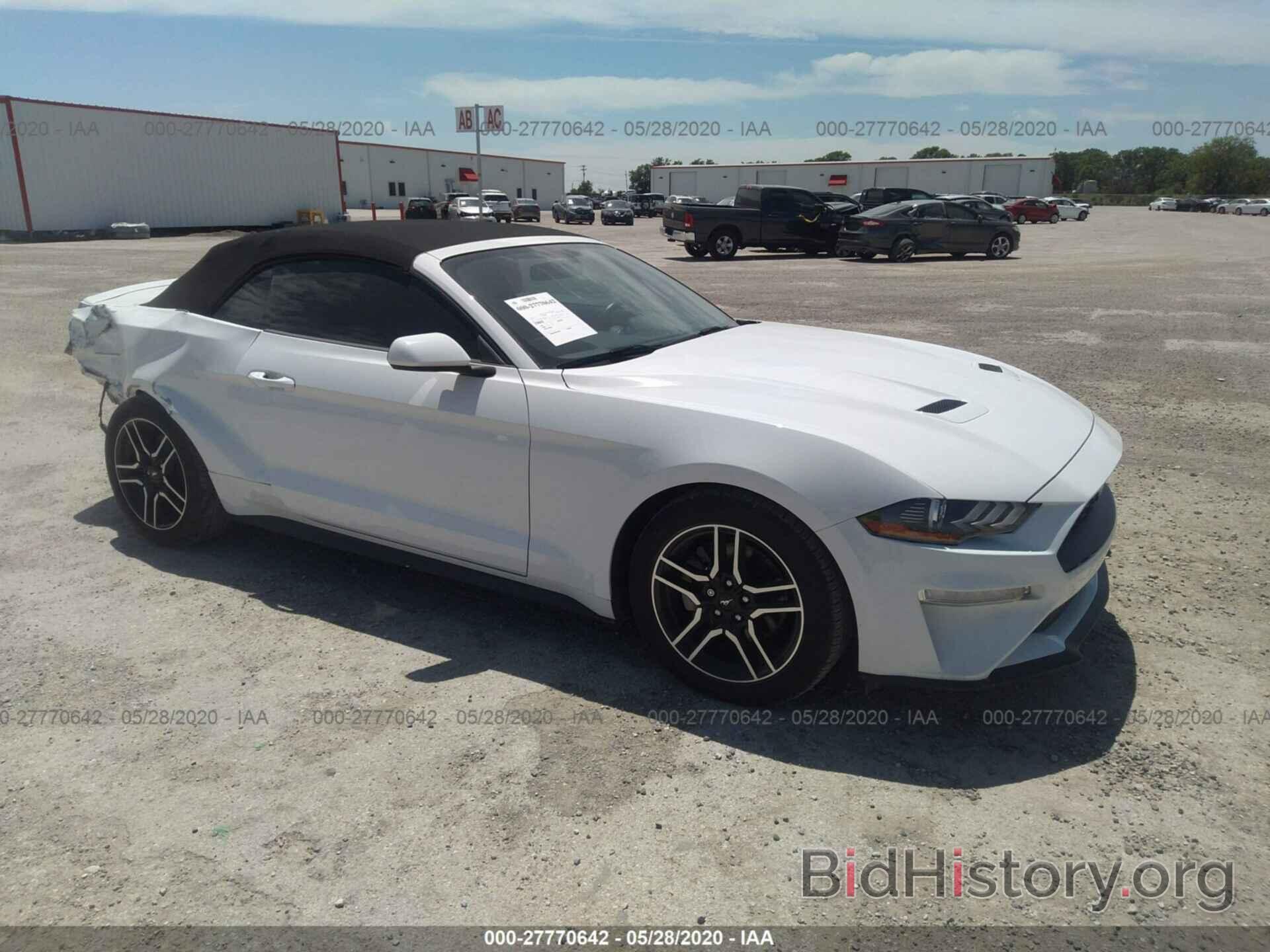 Photo 1FATP8UH1K5118030 - FORD MUSTANG 2019