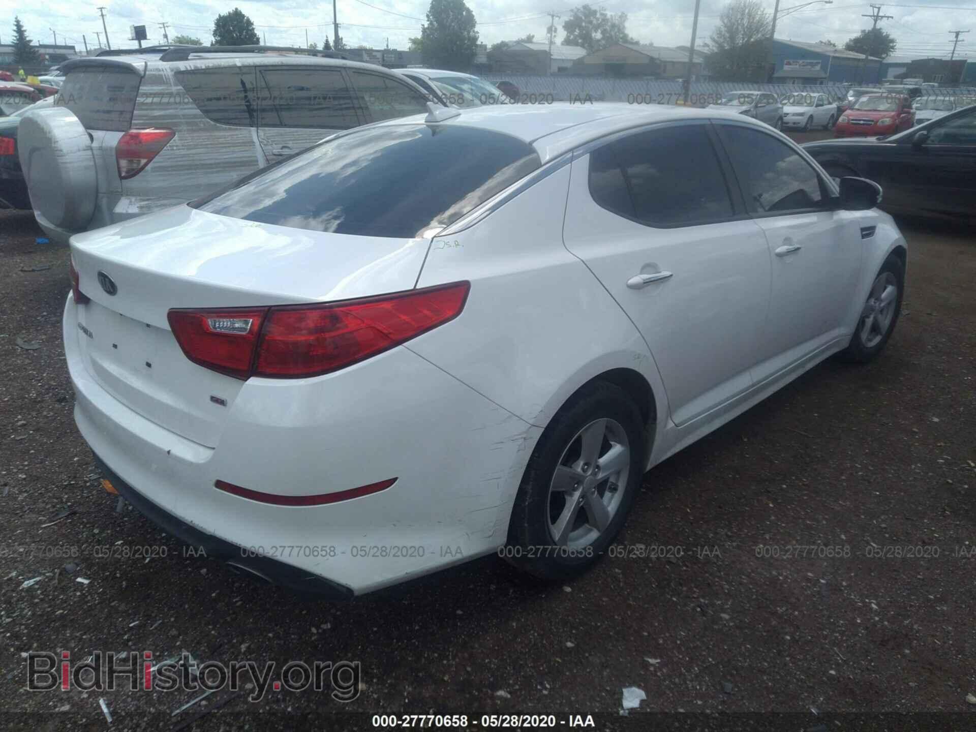 2015 KIA OPTIMA - VIN: KNAGM4A76F5636694 - Photo 4