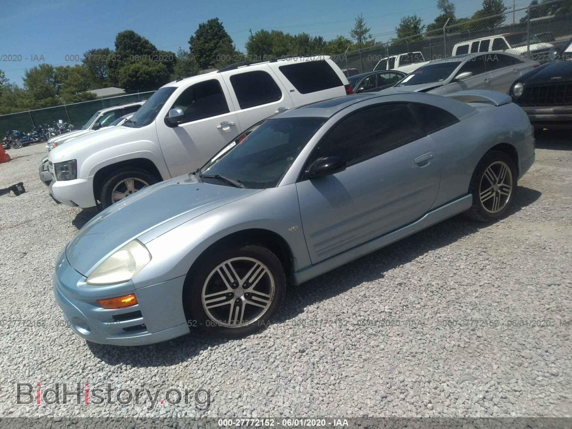 2003 MITSUBISHI ECLIPSE - VIN: 4A3AC74H73E164483 - Фото 2