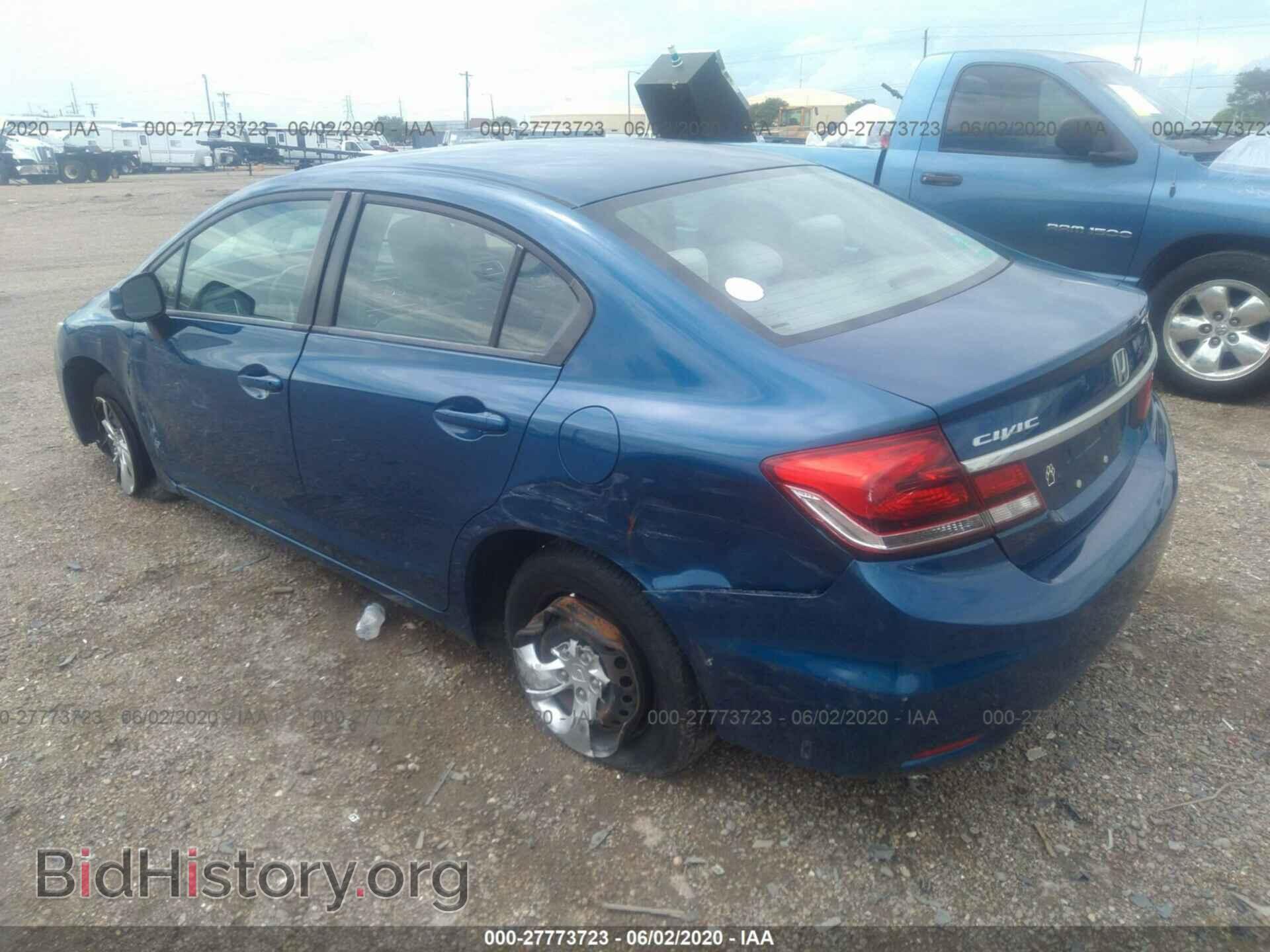 2013 HONDA CIVIC - VIN: 2HGFB2F58DH542680 - Фото 3
