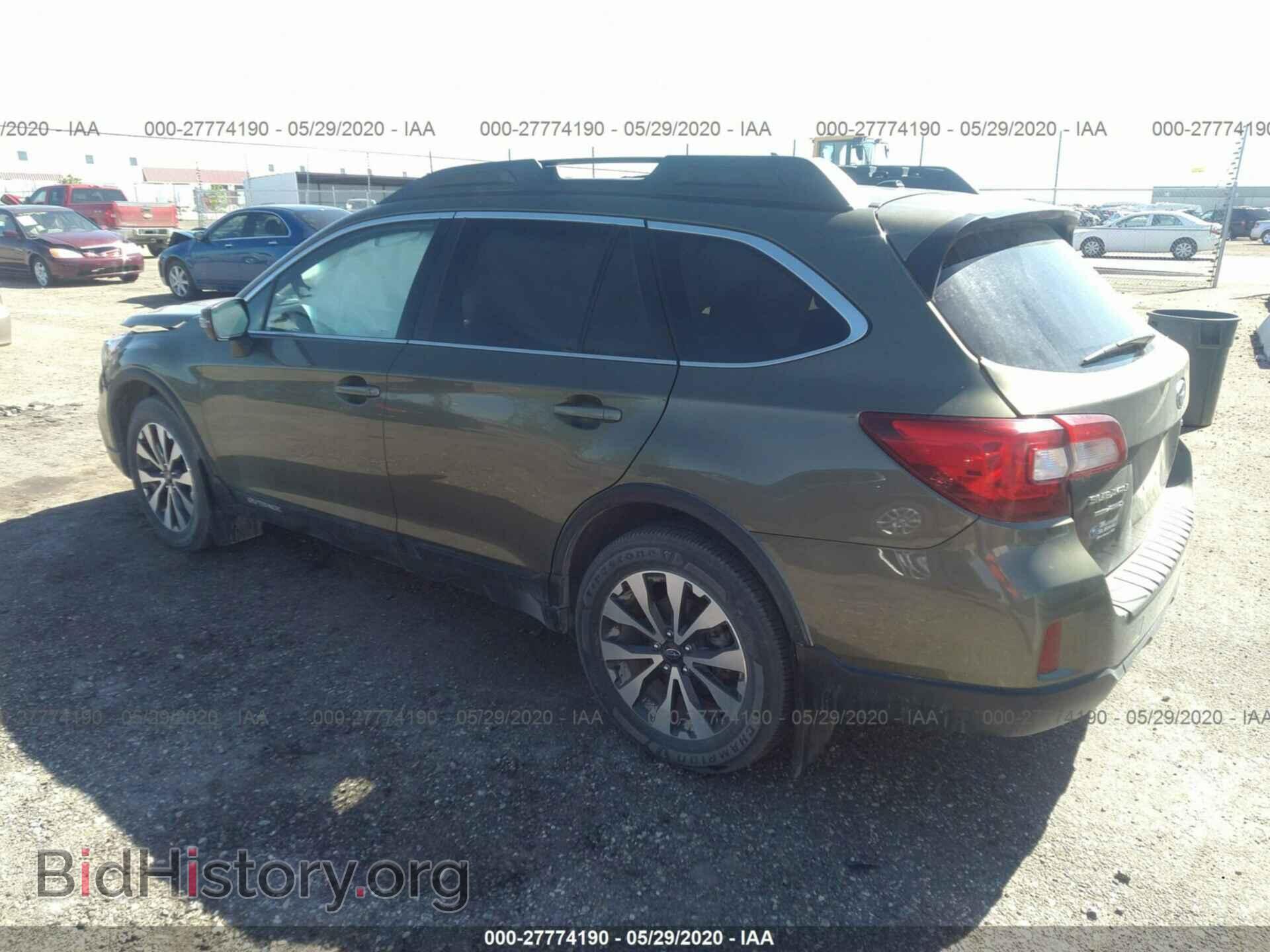 2015 SUBARU OUTBACK - VIN: 4S4BSBNC7F3255054 - Фото 3