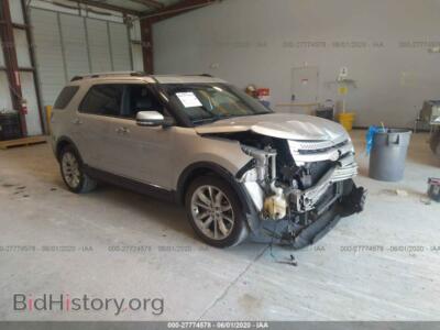 2011 Ford EXPLORER Limited, silver — VIN 1FMHK7F88BGA95285, IAAI