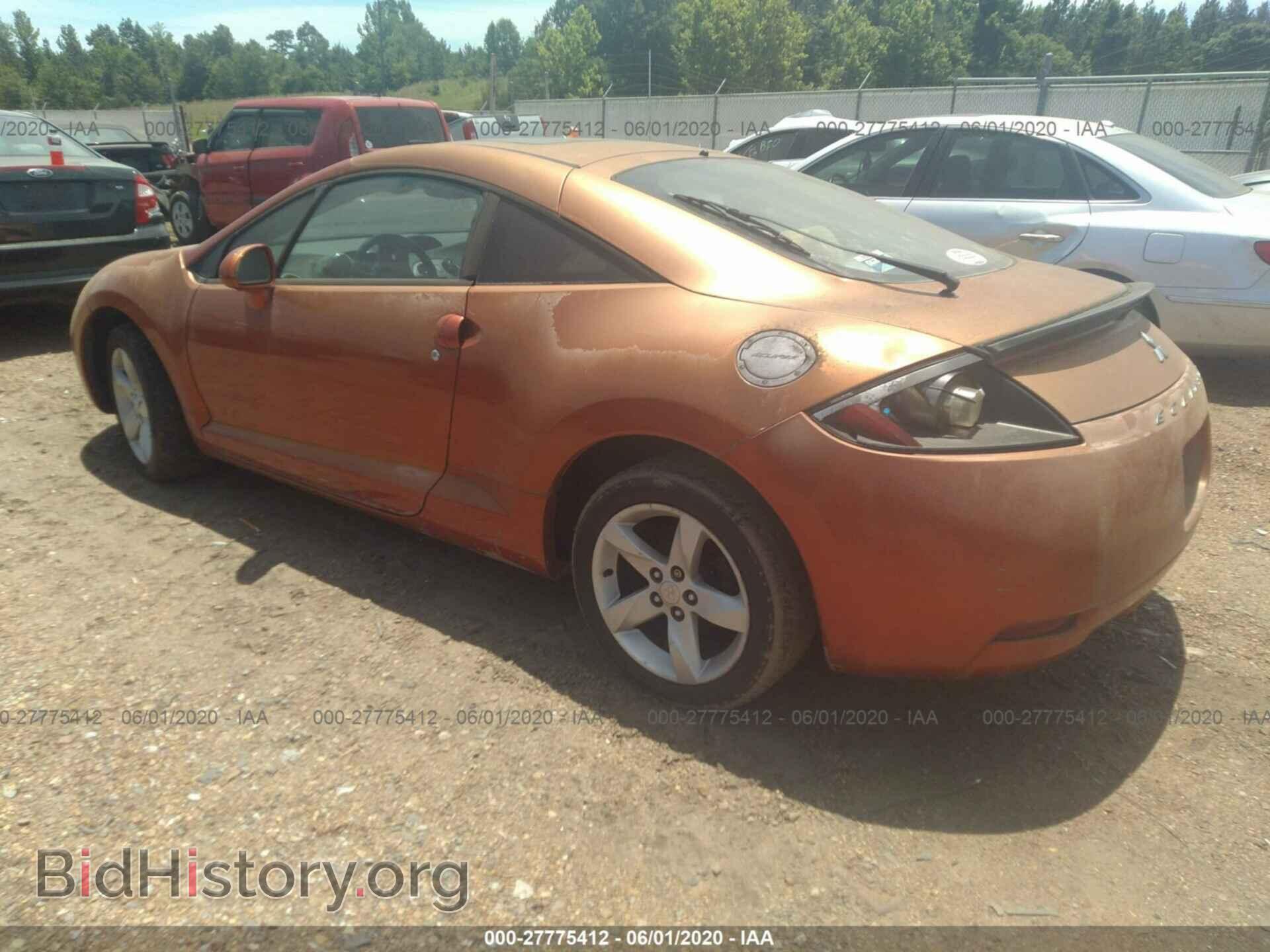 2006 MITSUBISHI ECLIPSE - VIN: 4A3AK24F96E017400 - Фото 3