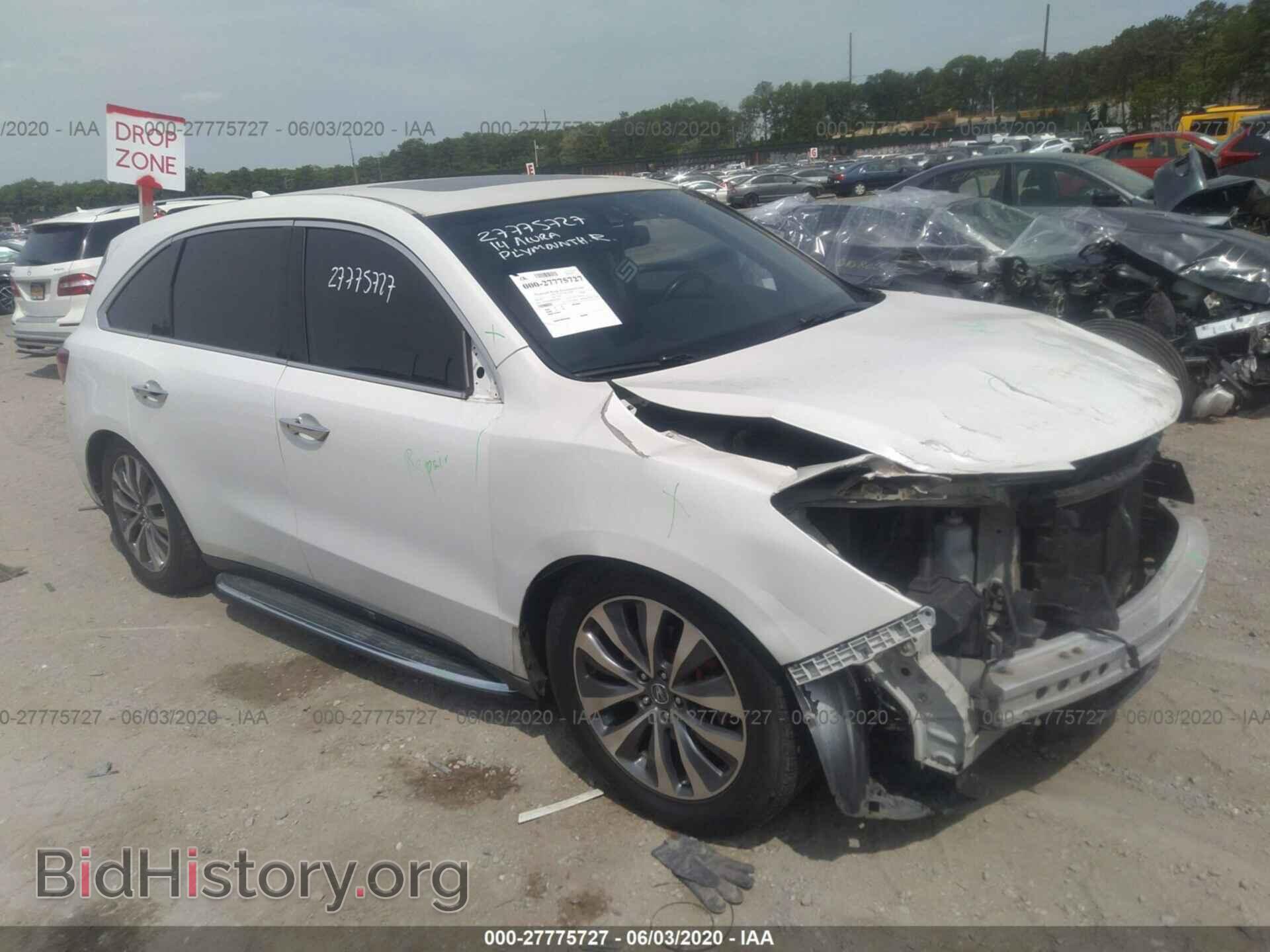 Photo 5FRYD4H48EB014662 - ACURA MDX 2014