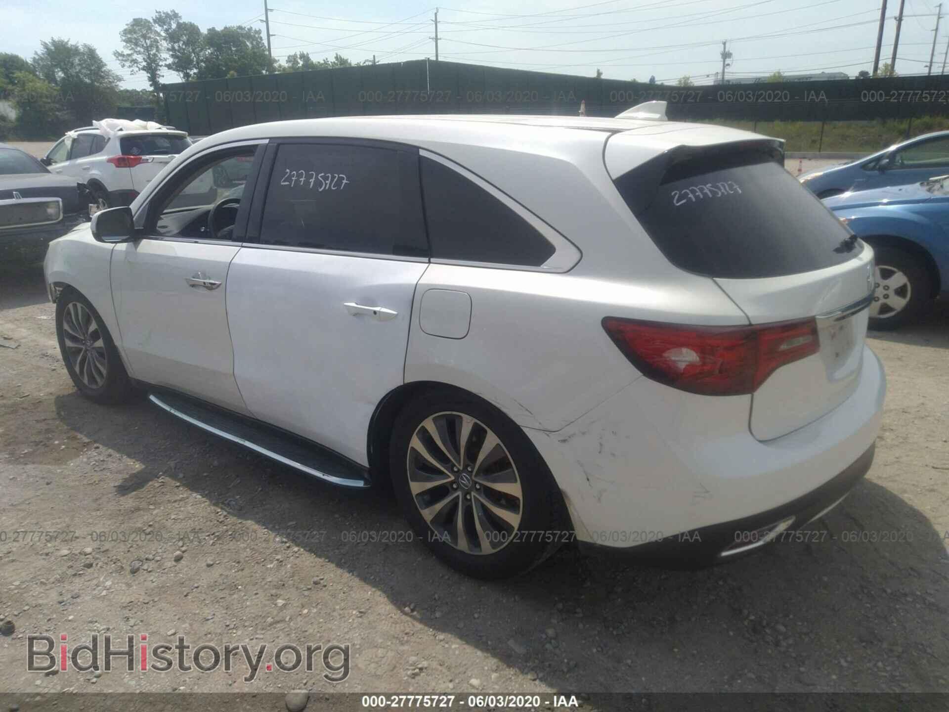 2014 ACURA MDX - VIN: 5FRYD4H48EB014662 - Photo 3