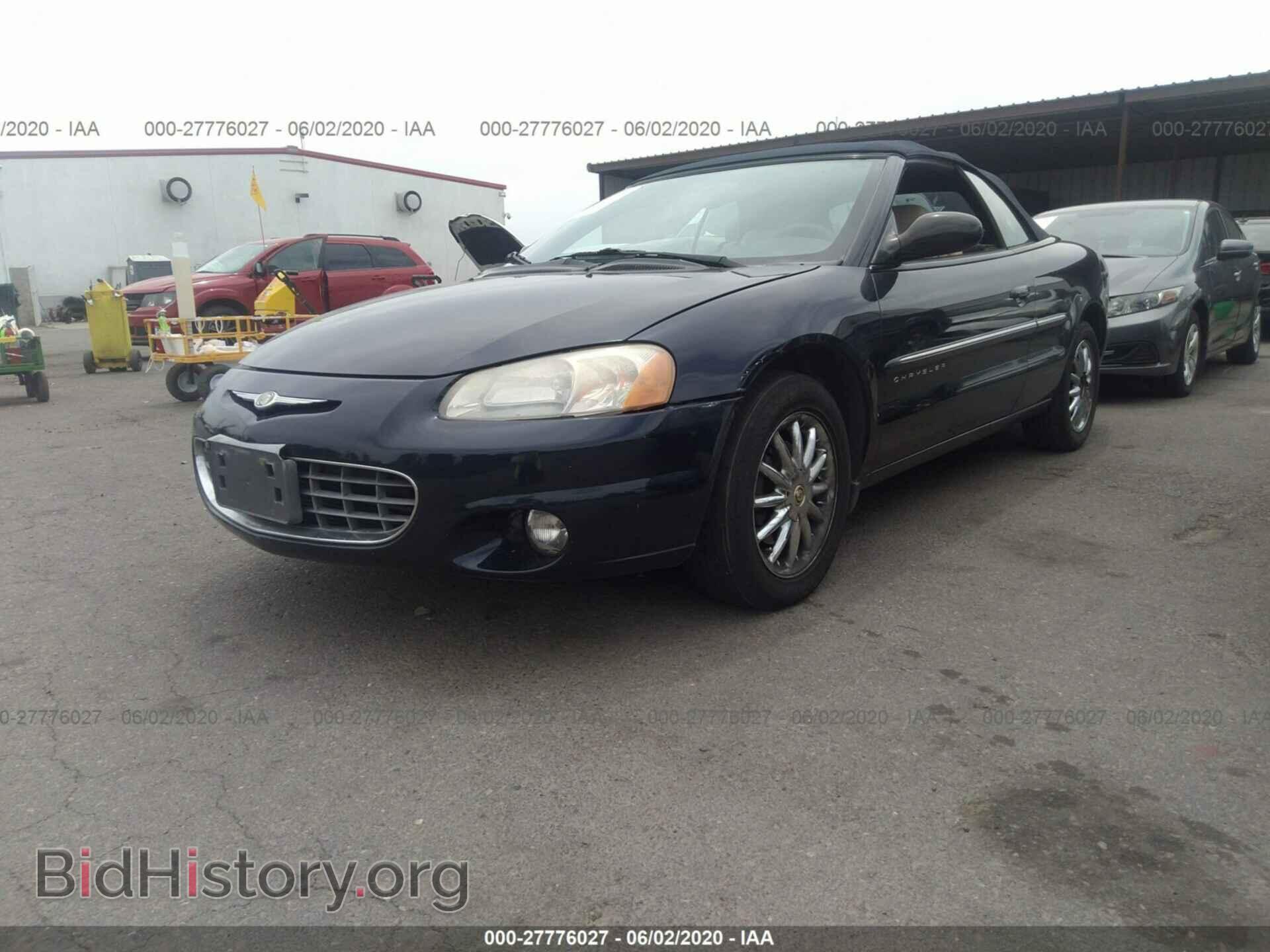 2001 CHRYSLER SEBRING - VIN: 1C3EL65U81N708498 - Photo 2