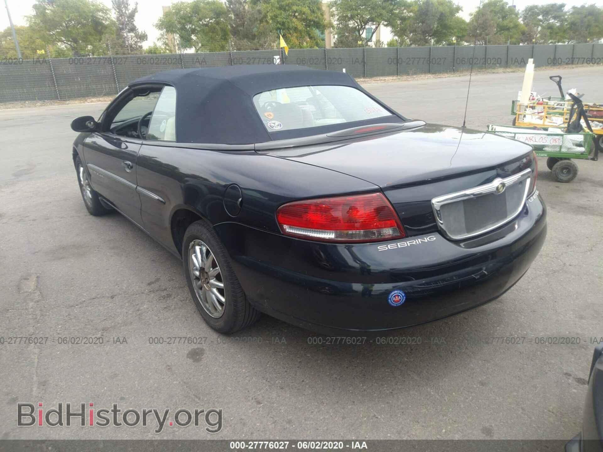 2001 CHRYSLER SEBRING - VIN: 1C3EL65U81N708498 - Photo 3