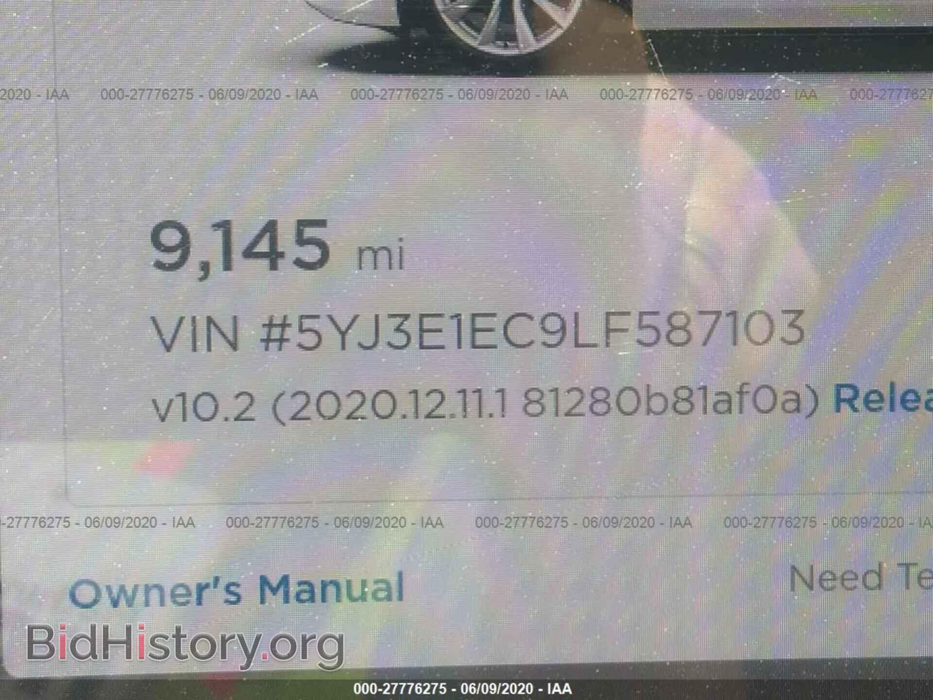 2020 TESLA MODEL 3 - VIN: 5YJ3E1EC9LF587103 - Photo 7