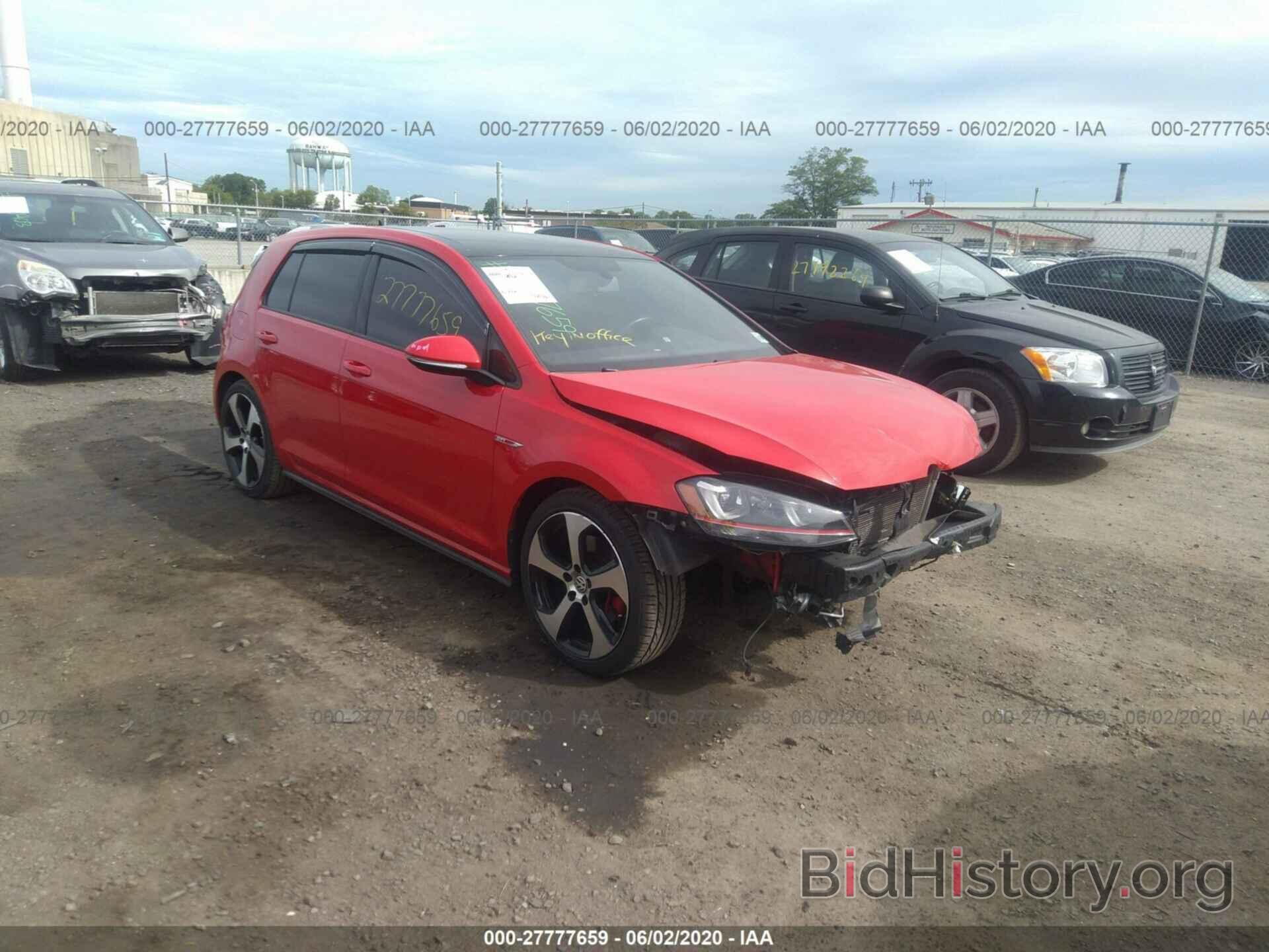 Photo 3VW5T7AUXFM026549 - VOLKSWAGEN GOLF GTI 2015