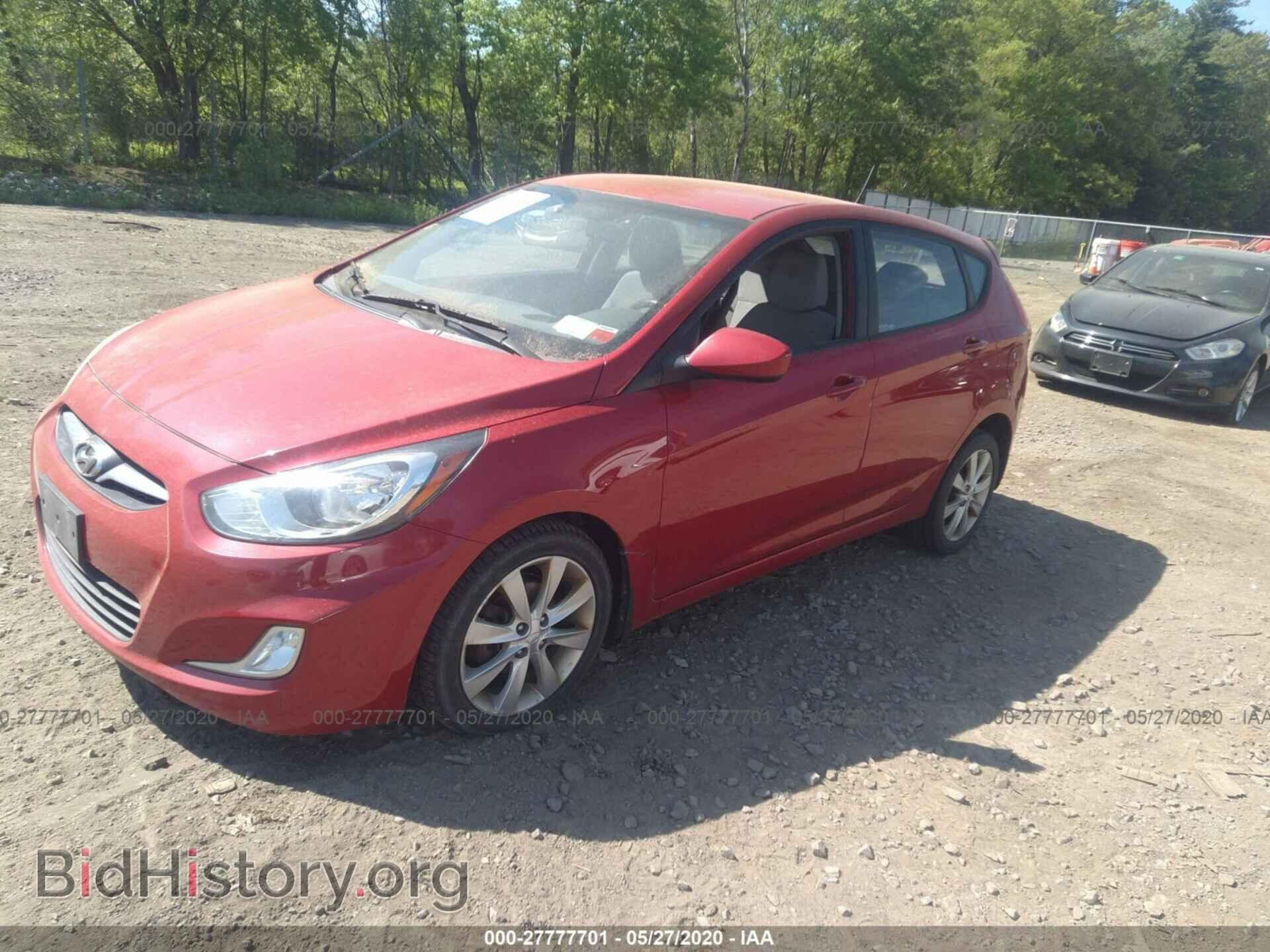 2012 HYUNDAI ACCENT - VIN: KMHCU5AEXCU054679 - Фото 2