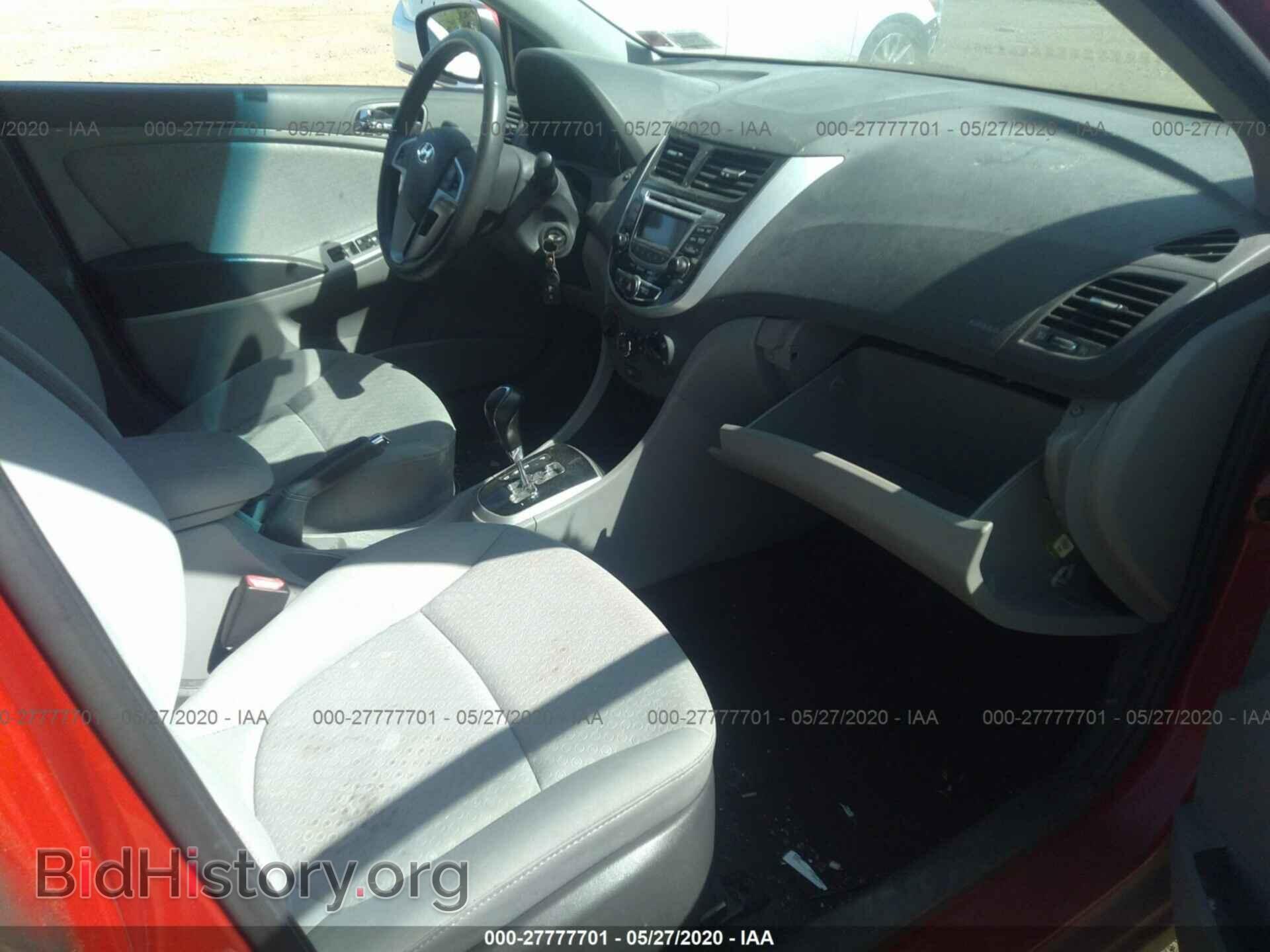 2012 HYUNDAI ACCENT - VIN: KMHCU5AEXCU054679 - Фото 5