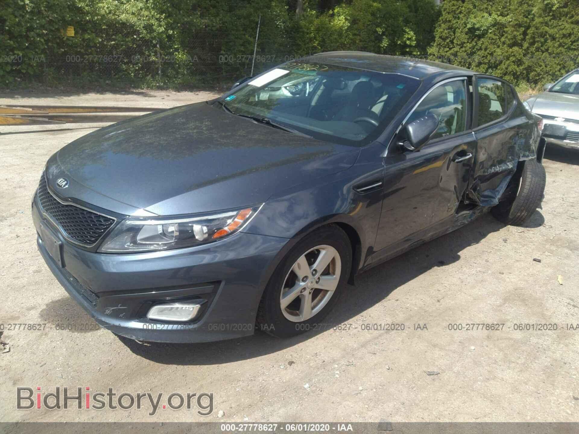2015 KIA OPTIMA - VIN: KNAGM4A70F5597004 - Photo 2
