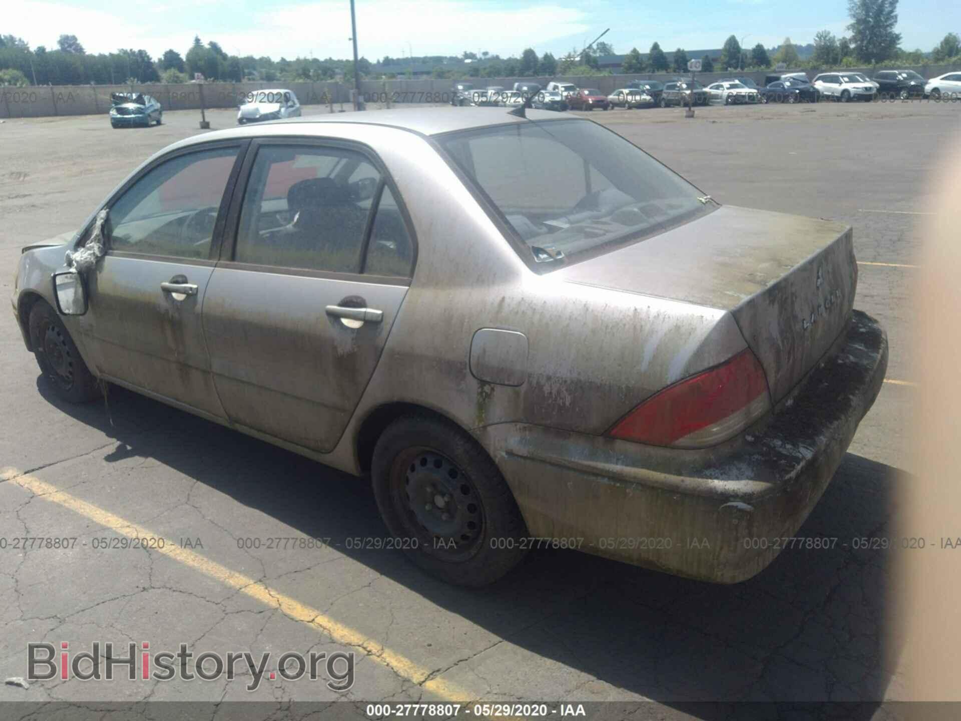 2002 MITSUBISHI LANCER - VIN: JA3AJ26E92U042810 - Photo 3