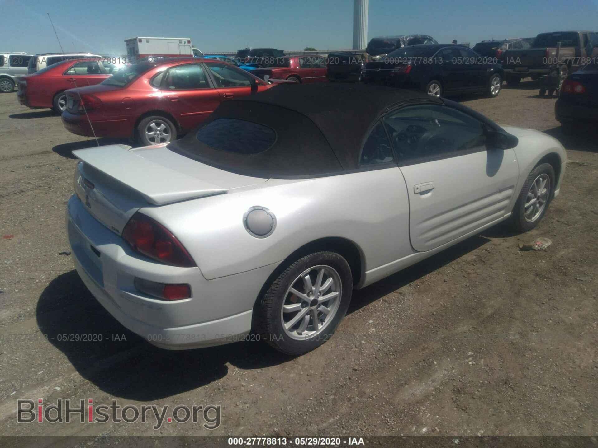 2001 MITSUBISHI ECLIPSE - VIN: 4A3AE35G61E006092 - Фото 4
