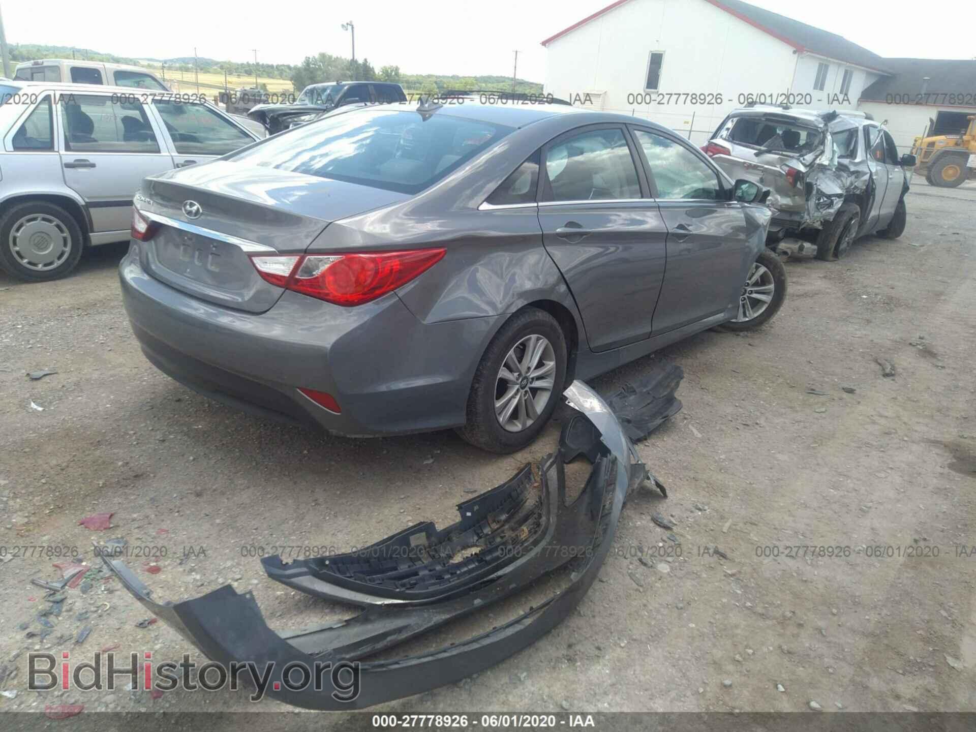 2014 HYUNDAI SONATA - VIN: 5NPEB4ACXEH860949 - Photo 4