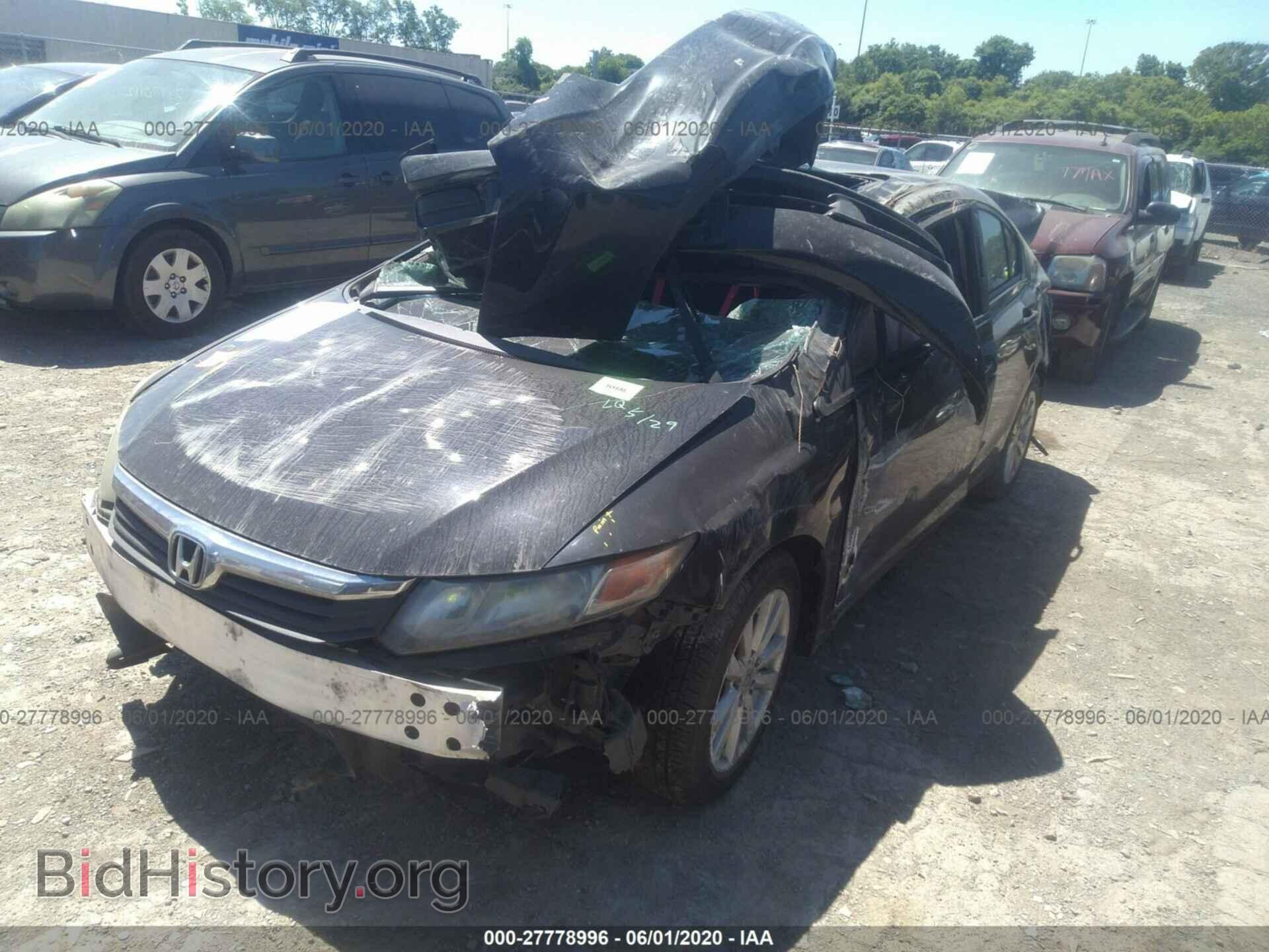 2012 HONDA CIVIC SDN - VIN: 19XFB2F85CE005283 - Фото 2