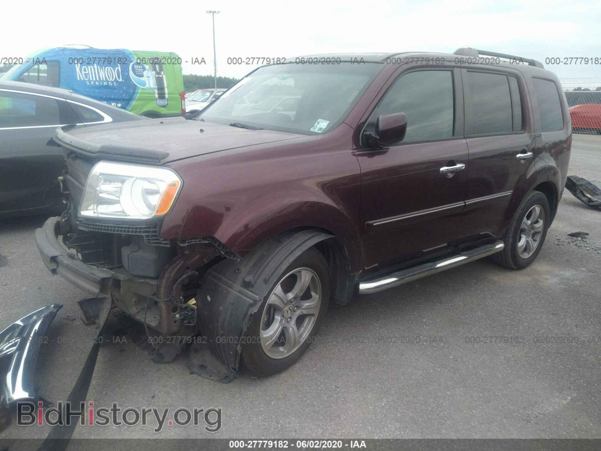 2012 HONDA PILOT - VIN: 5FNYF3H59CB033393 - Фото 2