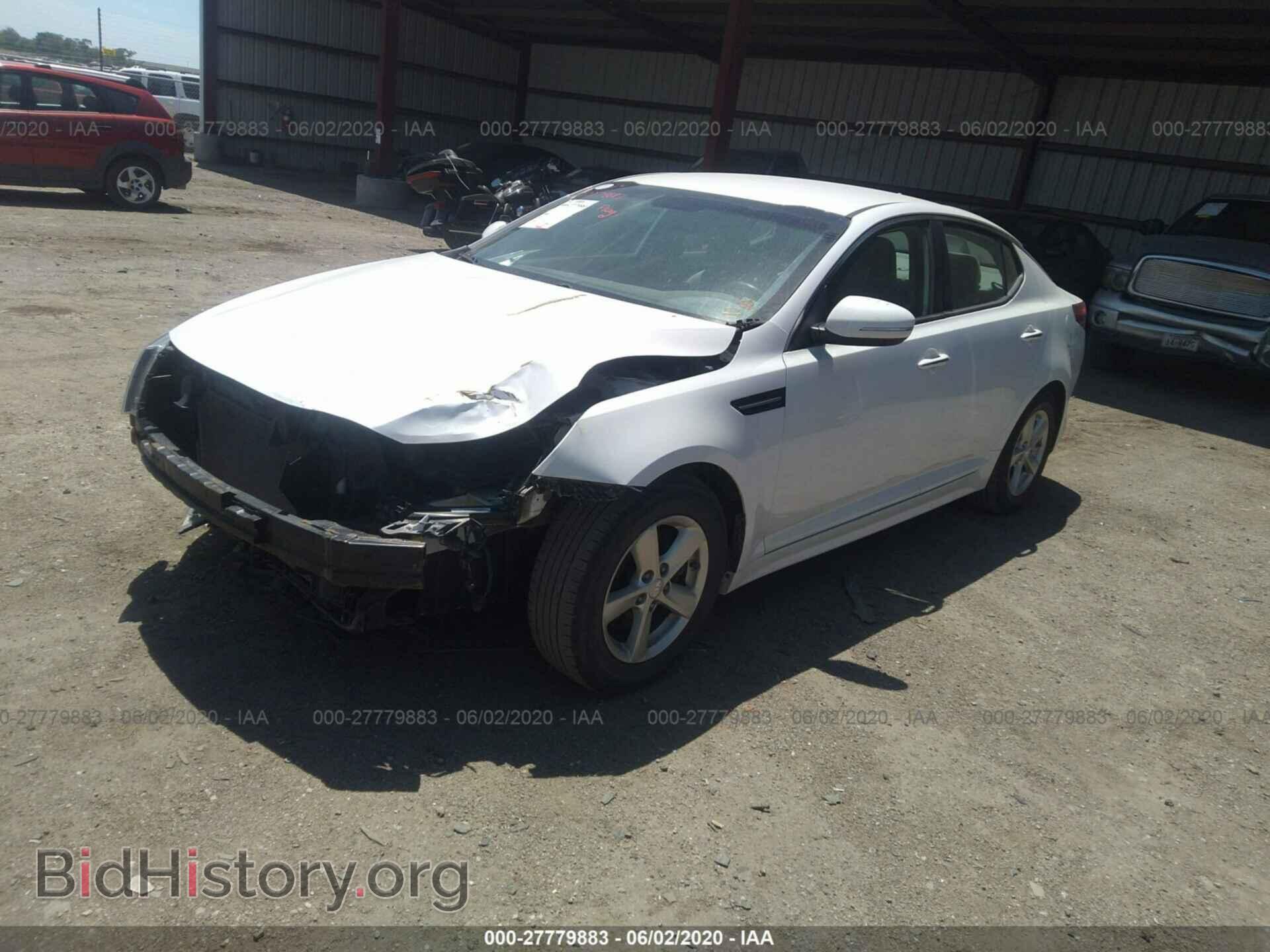 2015 KIA OPTIMA - VIN: KNAGM4A77F5567448 - Фото 2