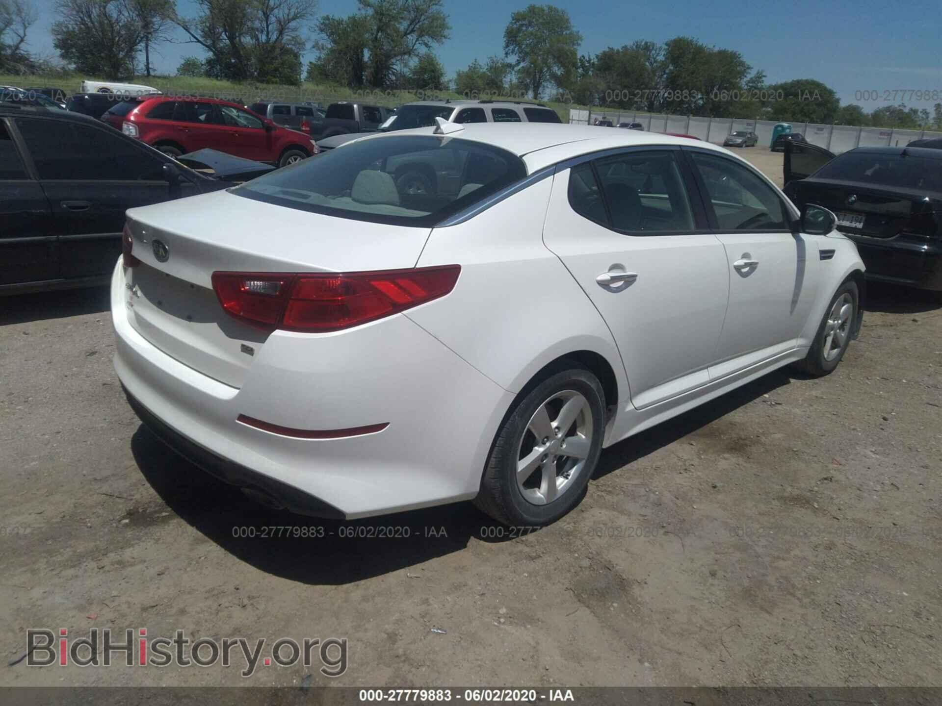 2015 KIA OPTIMA - VIN: KNAGM4A77F5567448 - Фото 4