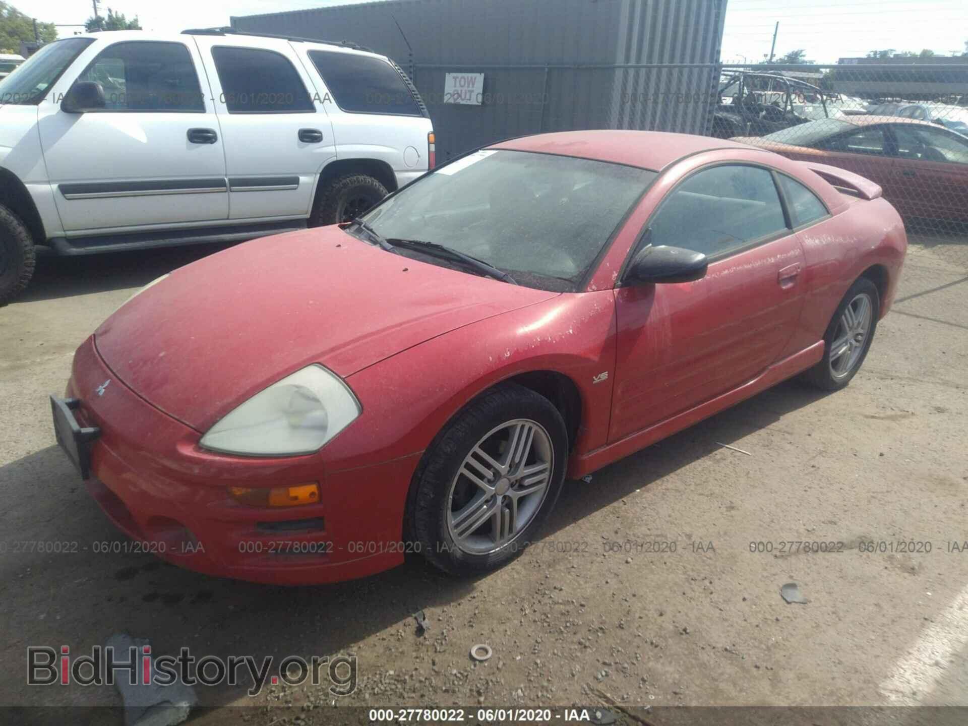 2003 MITSUBISHI ECLIPSE - VIN: 4A3AC84H83E175871 - Фото 2