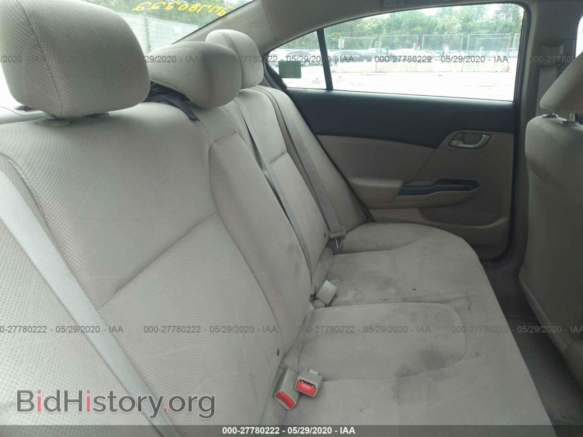 2012 HONDA CIVIC - VIN: 2HGFB2F52CH606016 - Фото 8