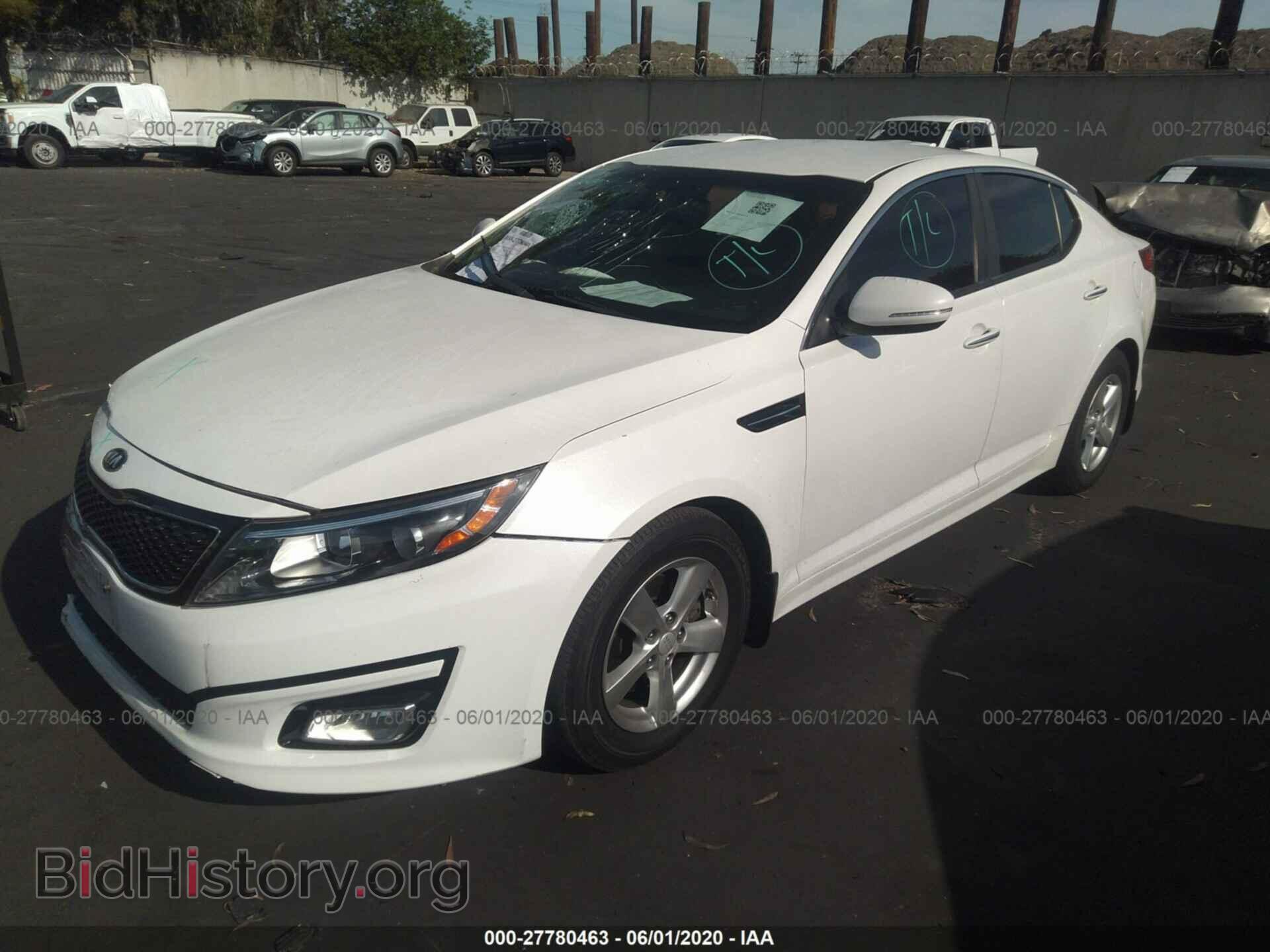 2015 KIA OPTIMA - VIN: KNAGM4A78F5642920 - Photo 2