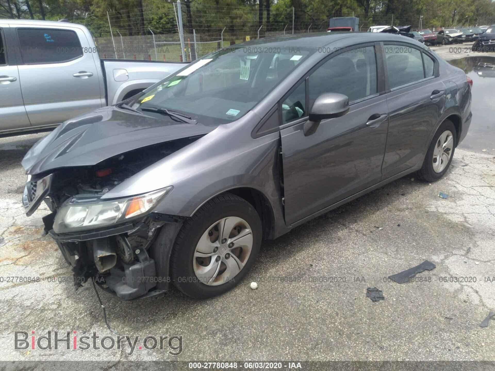2013 HONDA CIVIC - VIN: 19XFB2F52DE042234 - Фото 2