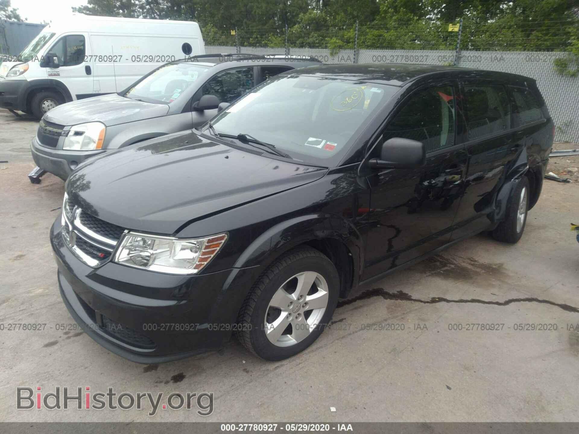 2013 DODGE JOURNEY - VIN: 3C4PDCAB9DT558720 - Фото 2