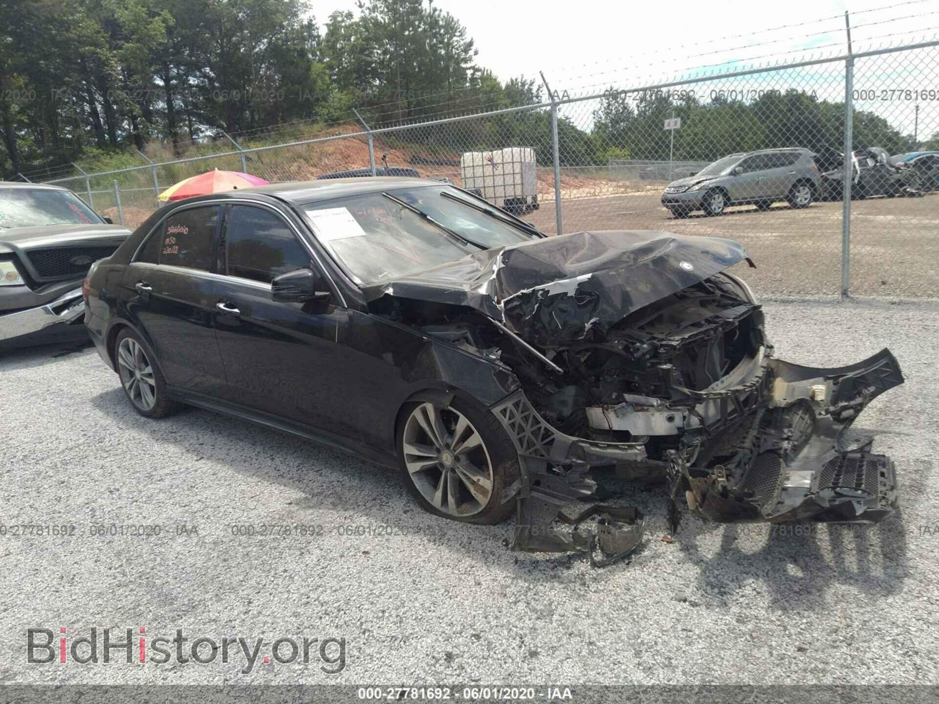 Photo WDDHF5KB1EB007683 - MERCEDES-BENZ E-CLASS 2014
