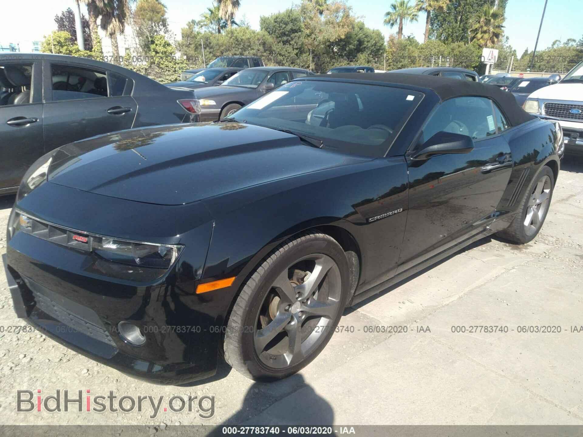 2014 CHEVROLET CAMARO - VIN: 2G1FB3D30E9212736 - Фото 2