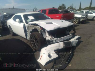 2019 Dodge CHALLENGER SXT, white — VIN 2C3CDZAG7KH680063, IAAI