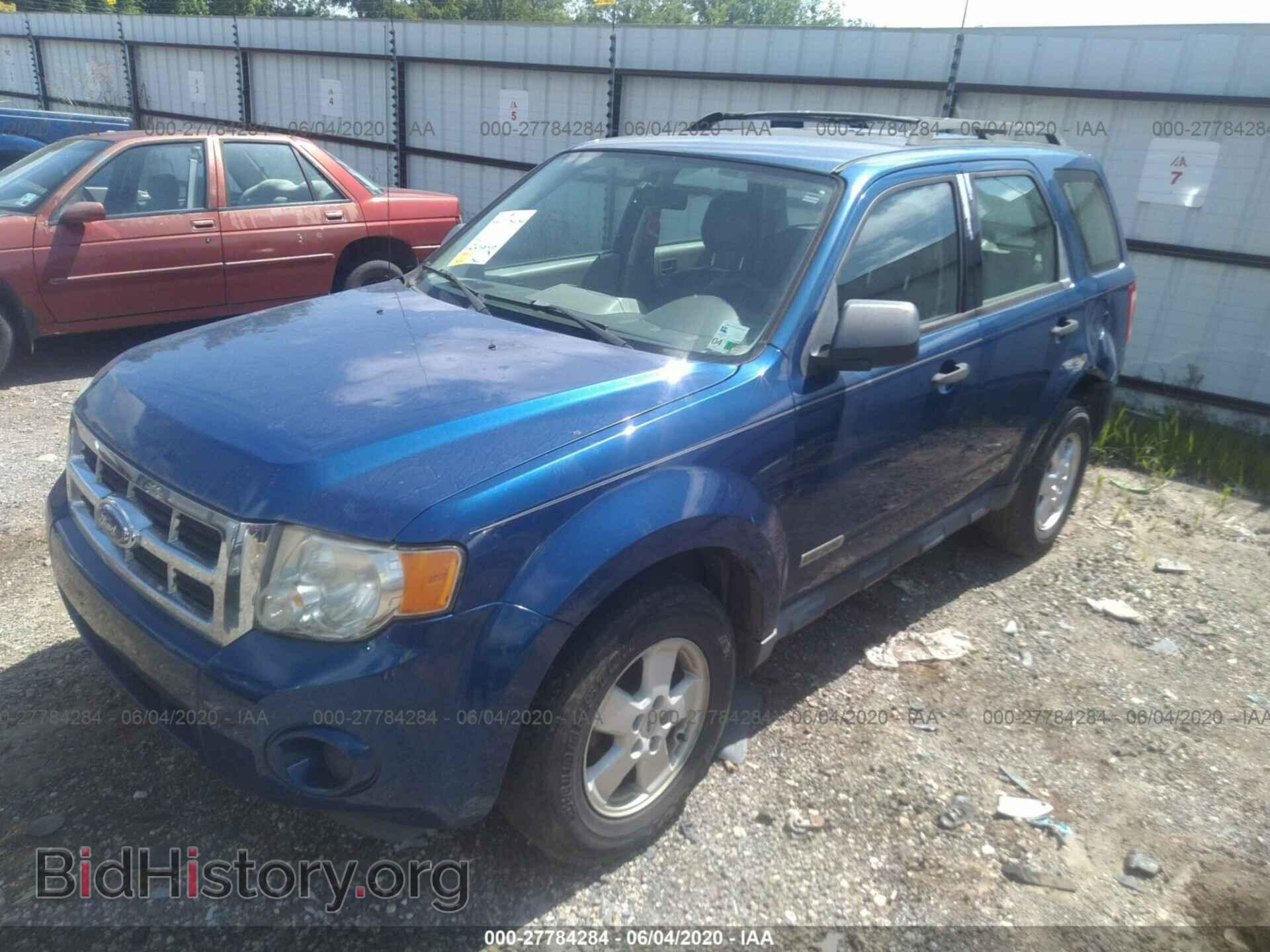 2008 FORD ESCAPE - VIN: 1FMCU02Z88KA14317 - Фото 2