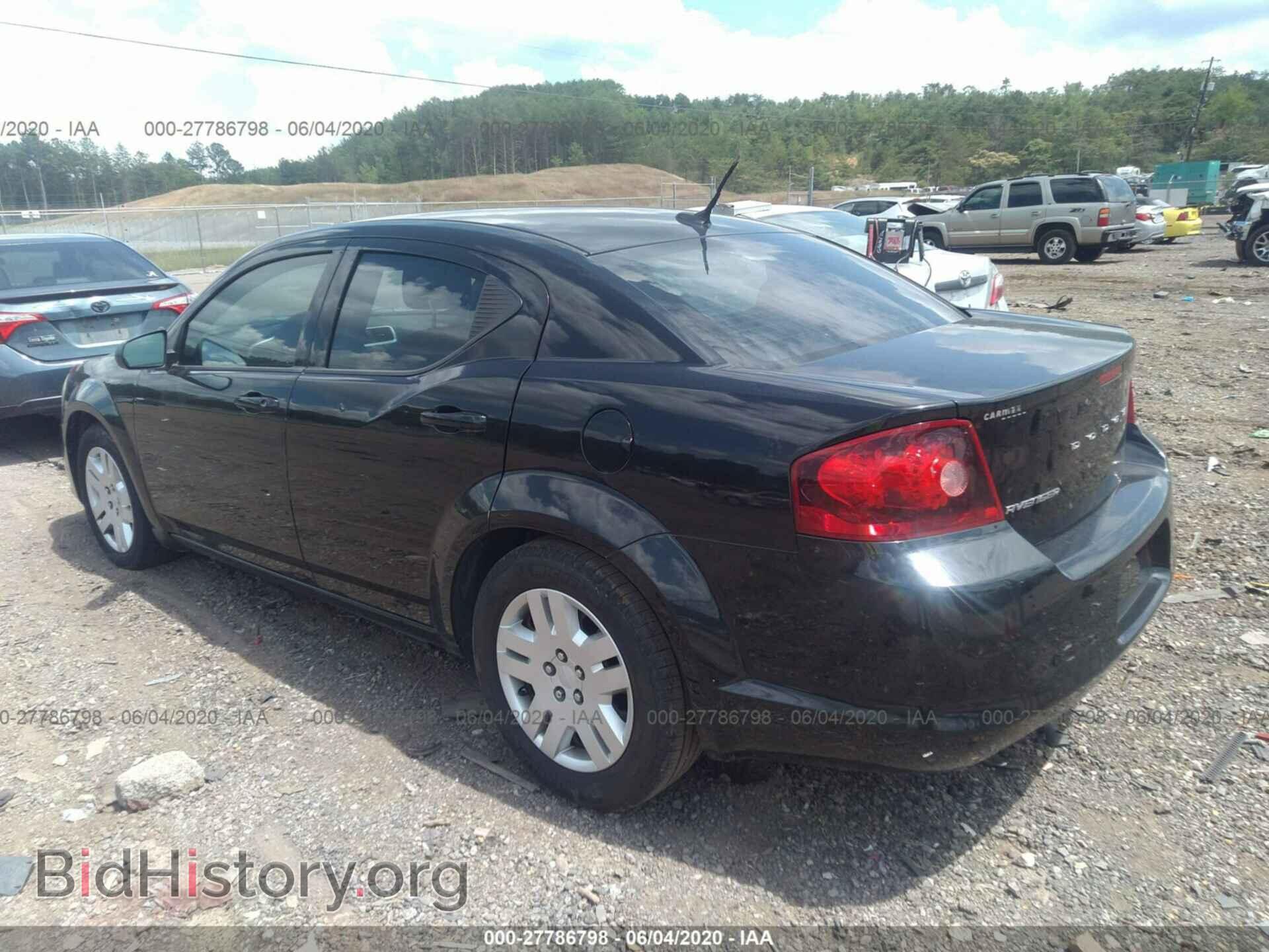 2012 DODGE AVENGER - VIN: 1C3CDZAG6CN328343 - Фото 3
