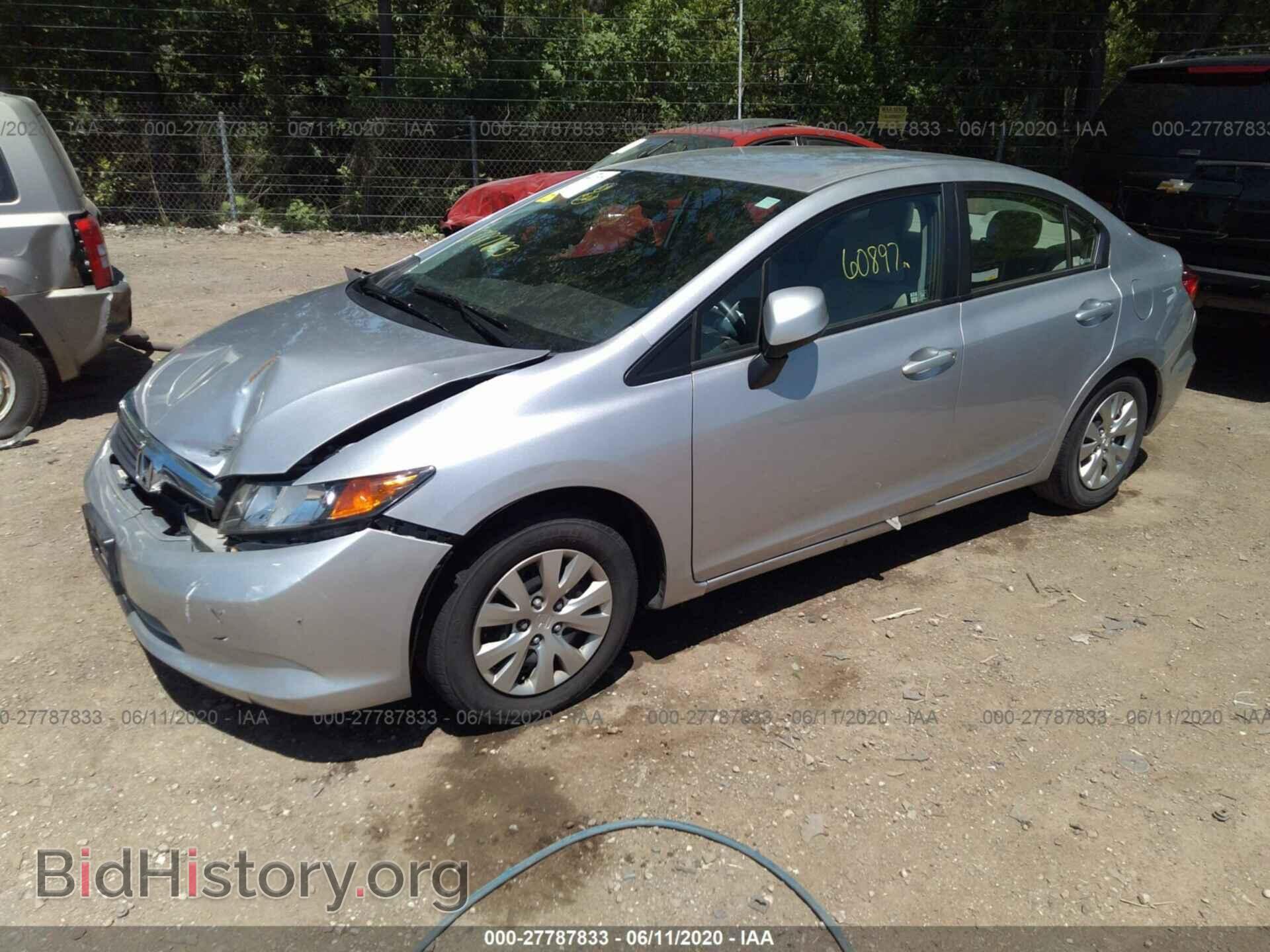 2012 HONDA CIVIC - VIN: 19XFB2F52CE002864 - Фото 2