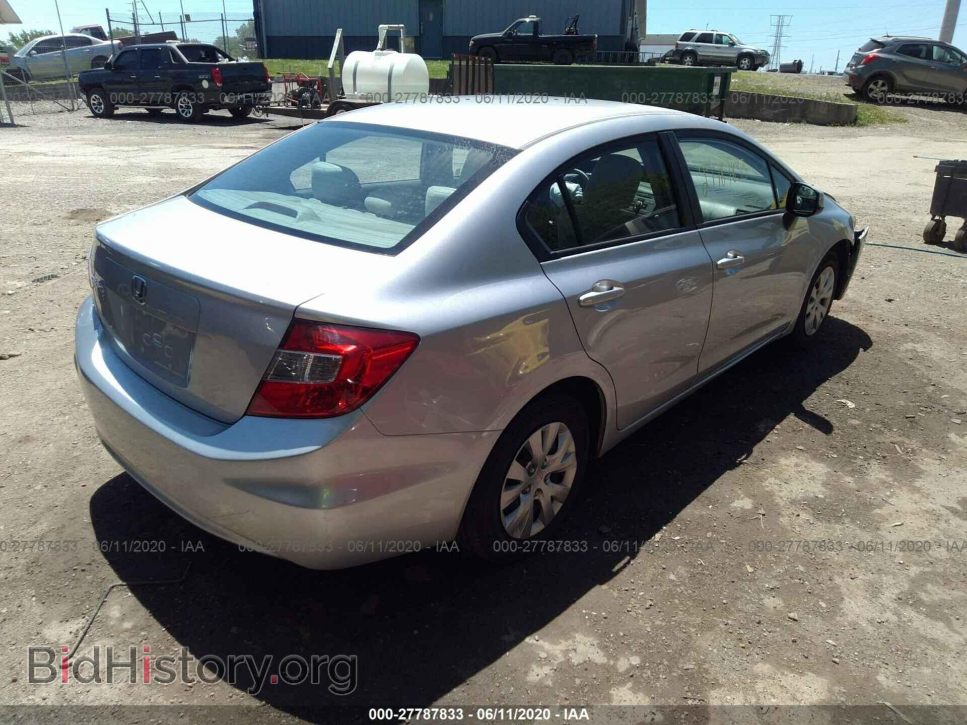 2012 HONDA CIVIC - VIN: 19XFB2F52CE002864 - Фото 4