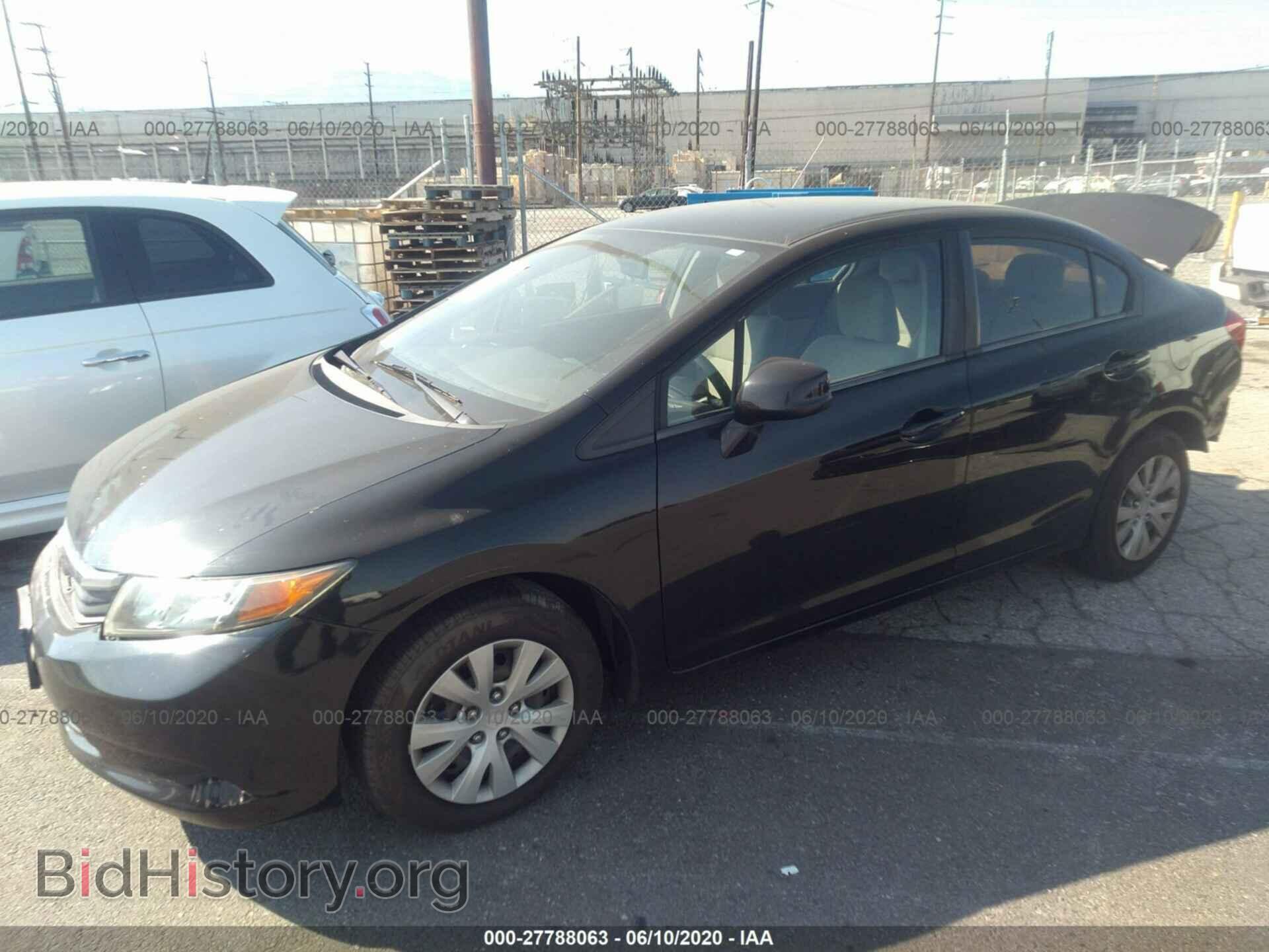 2012 HONDA CIVIC - VIN: 19XFB2F55CE374165 - Фото 2