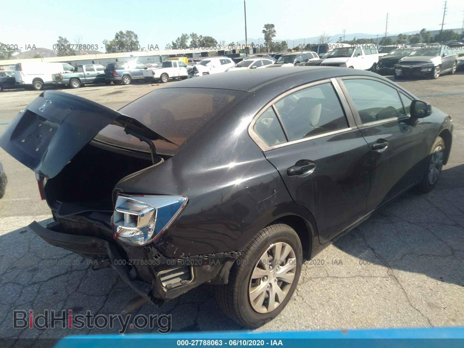 2012 HONDA CIVIC - VIN: 19XFB2F55CE374165 - Фото 4