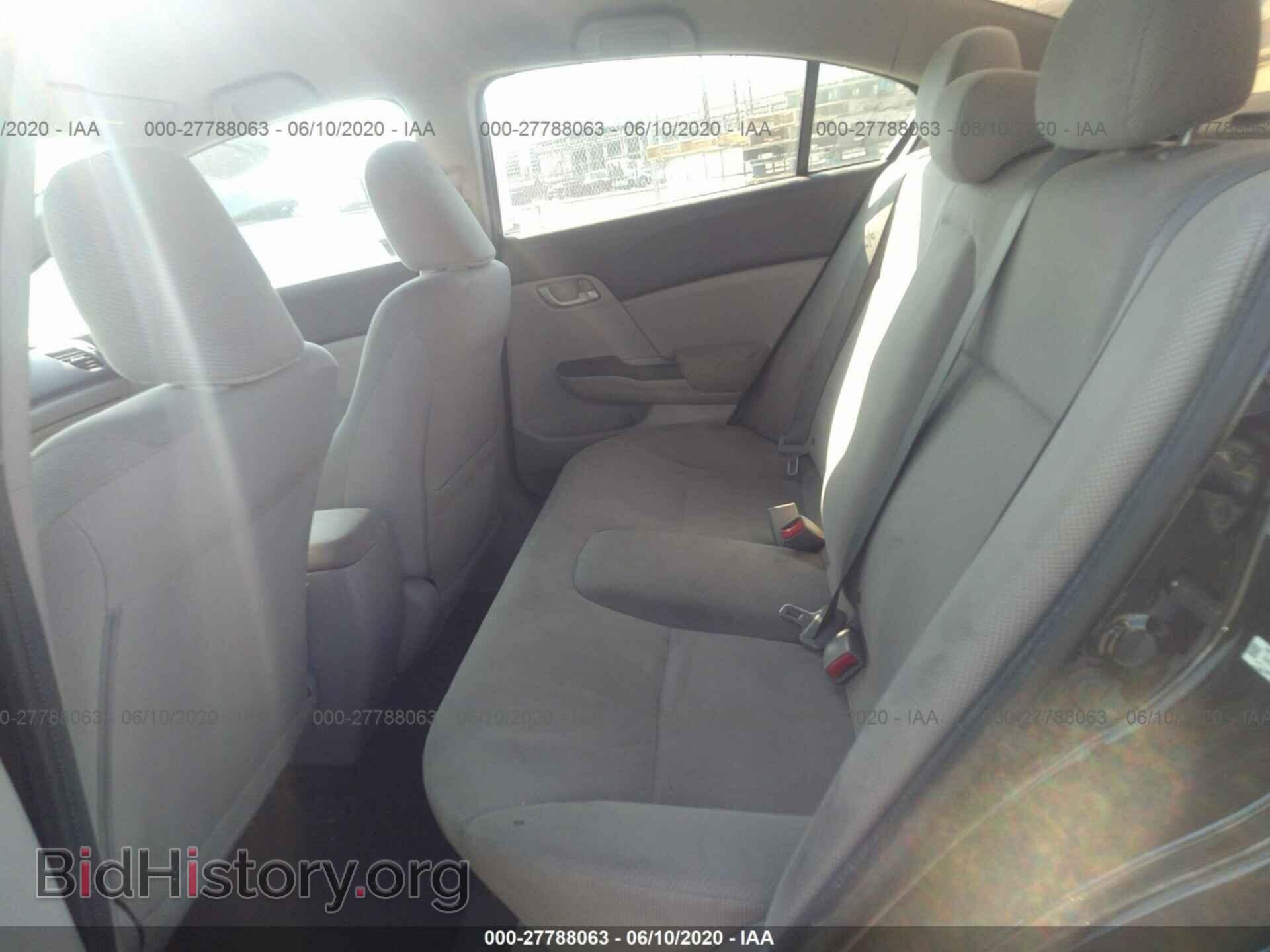 2012 HONDA CIVIC - VIN: 19XFB2F55CE374165 - Фото 8