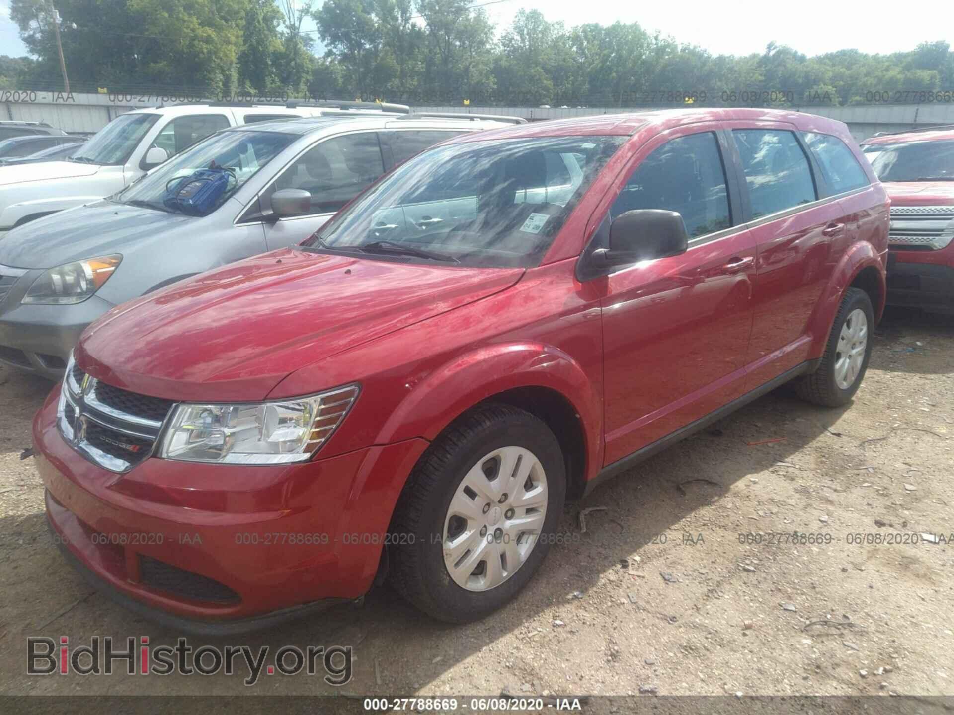 2014 DODGE JOURNEY - VIN: 3C4PDCAB3ET311095 - Фото 2