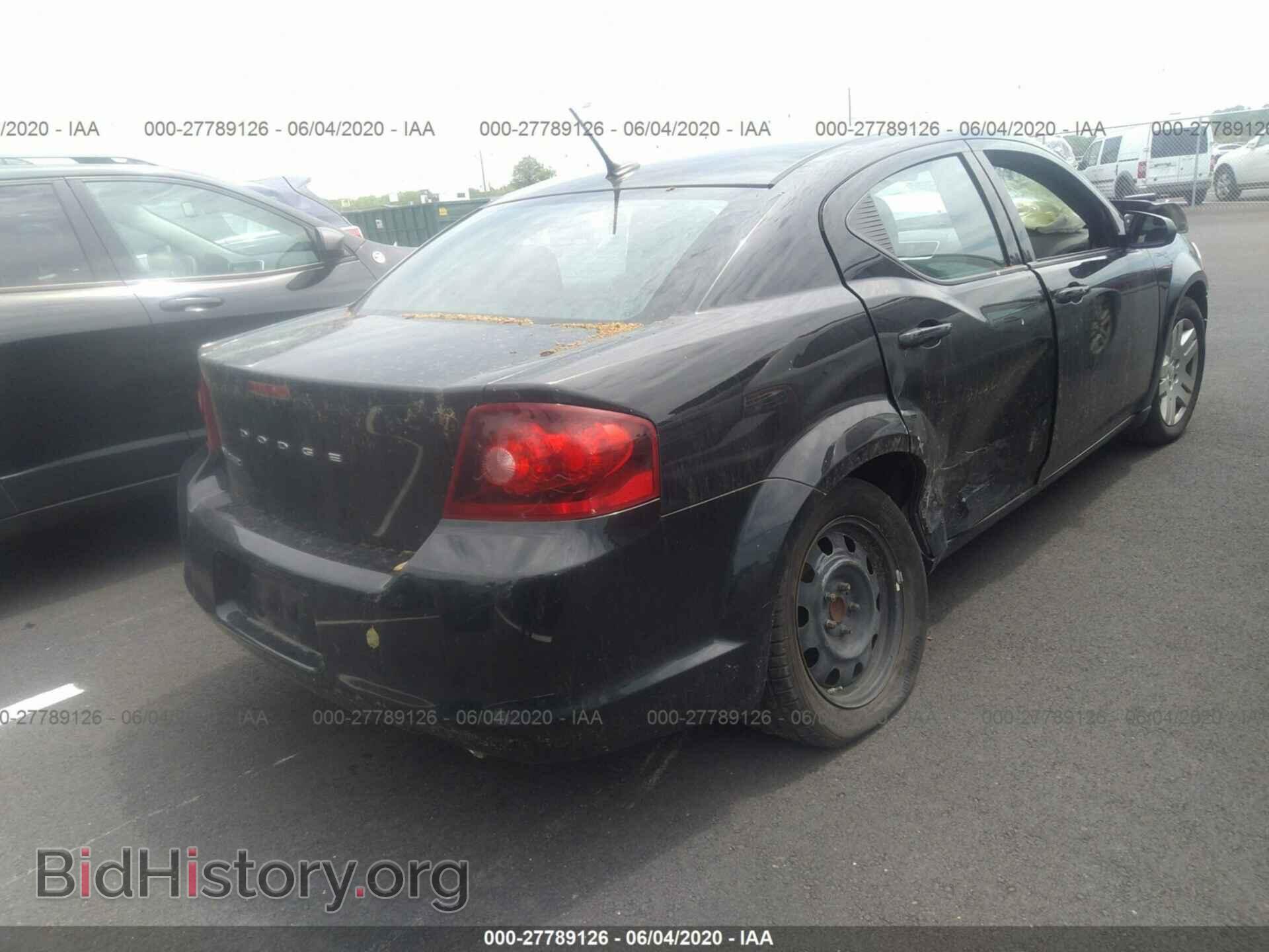 2013 DODGE AVENGER - VIN: 1C3CDZAG1DN752465 - Фото 4