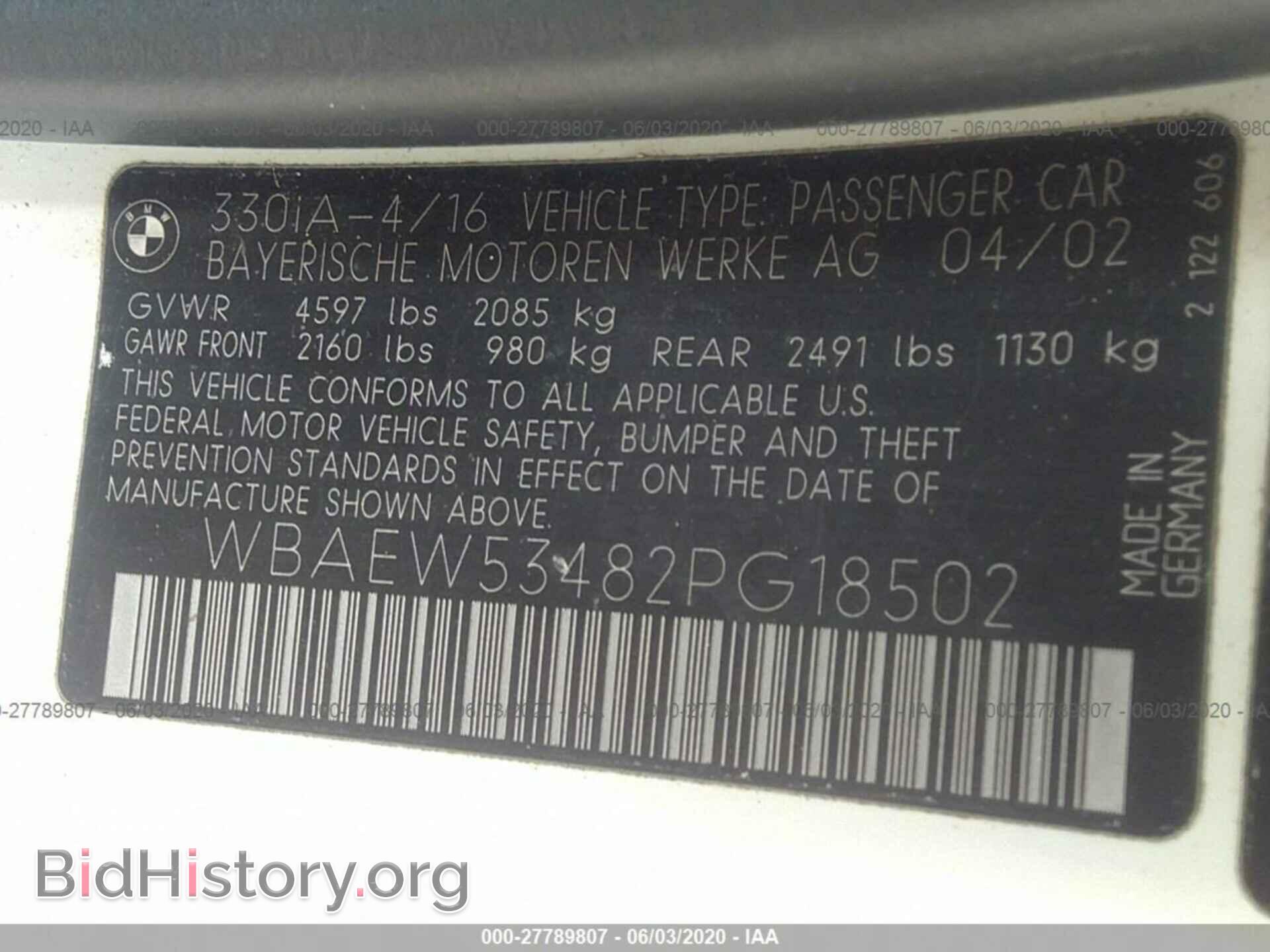 2002 BMW 330 - VIN: WBAEW53482PG18502 - Фото 9