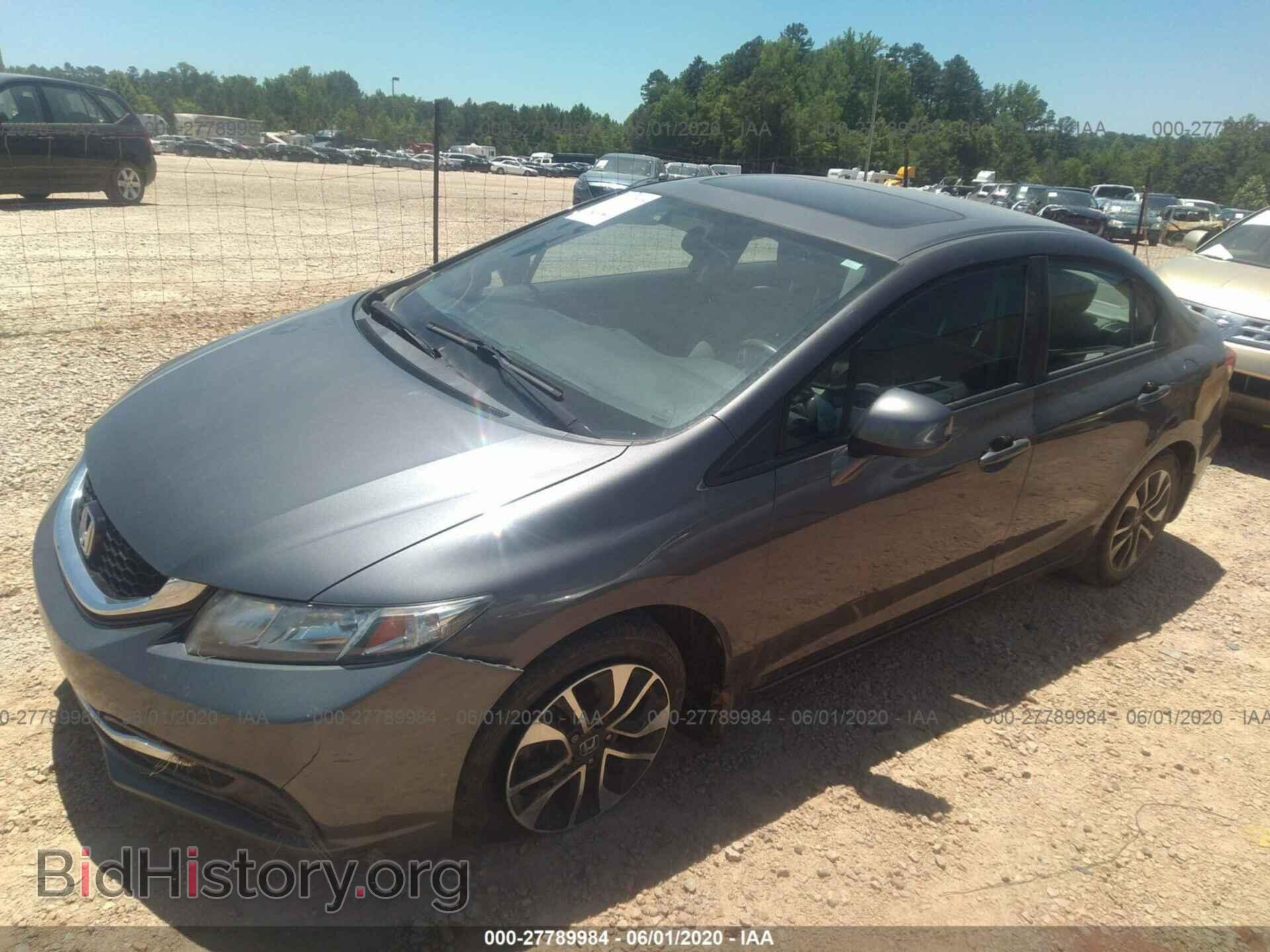 2013 HONDA CIVIC SDN - VIN: 2HGFB2F89DH555514 - Фото 2